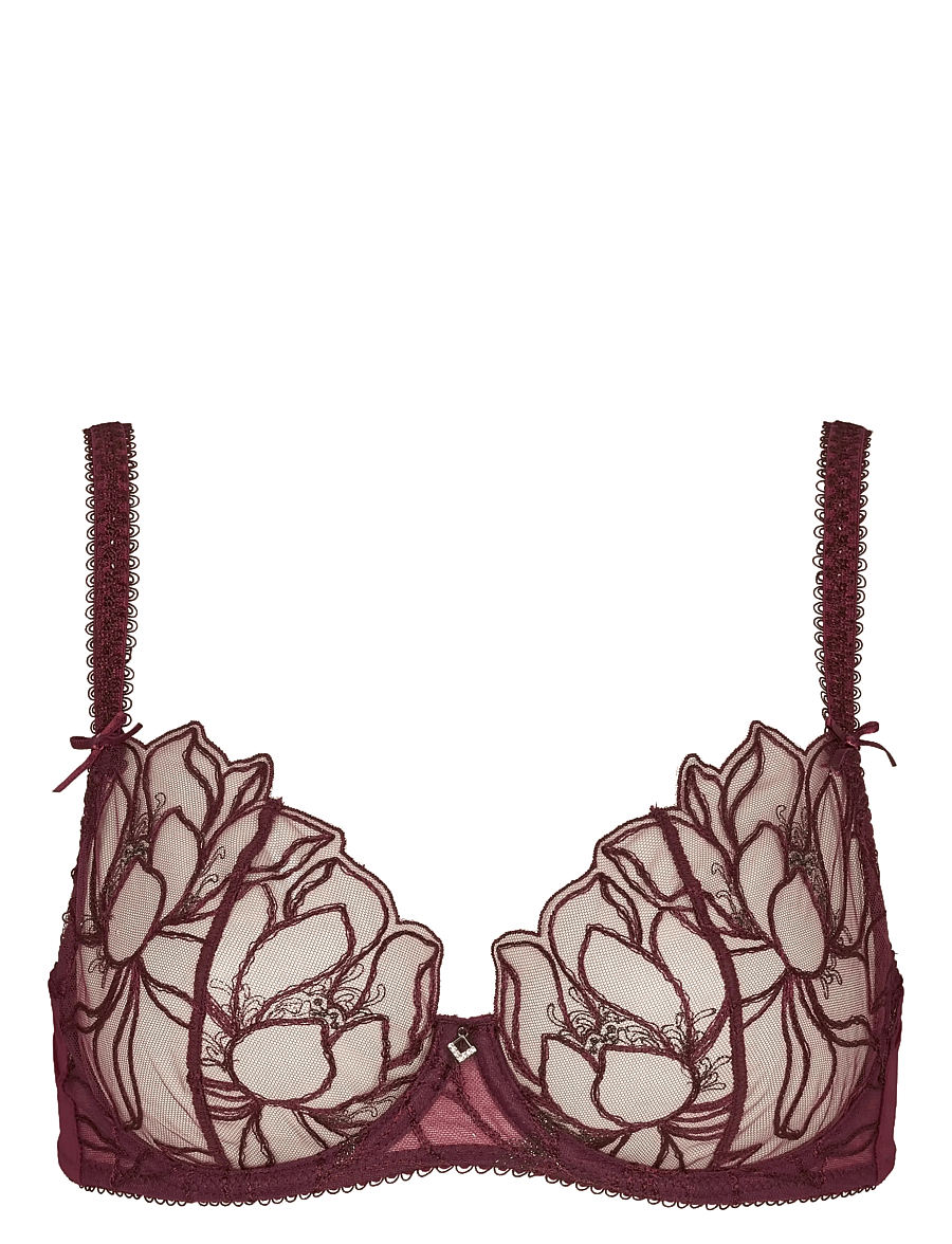 Missya - Emily wire bra - traadiga rinnahoidjad - wine - 1