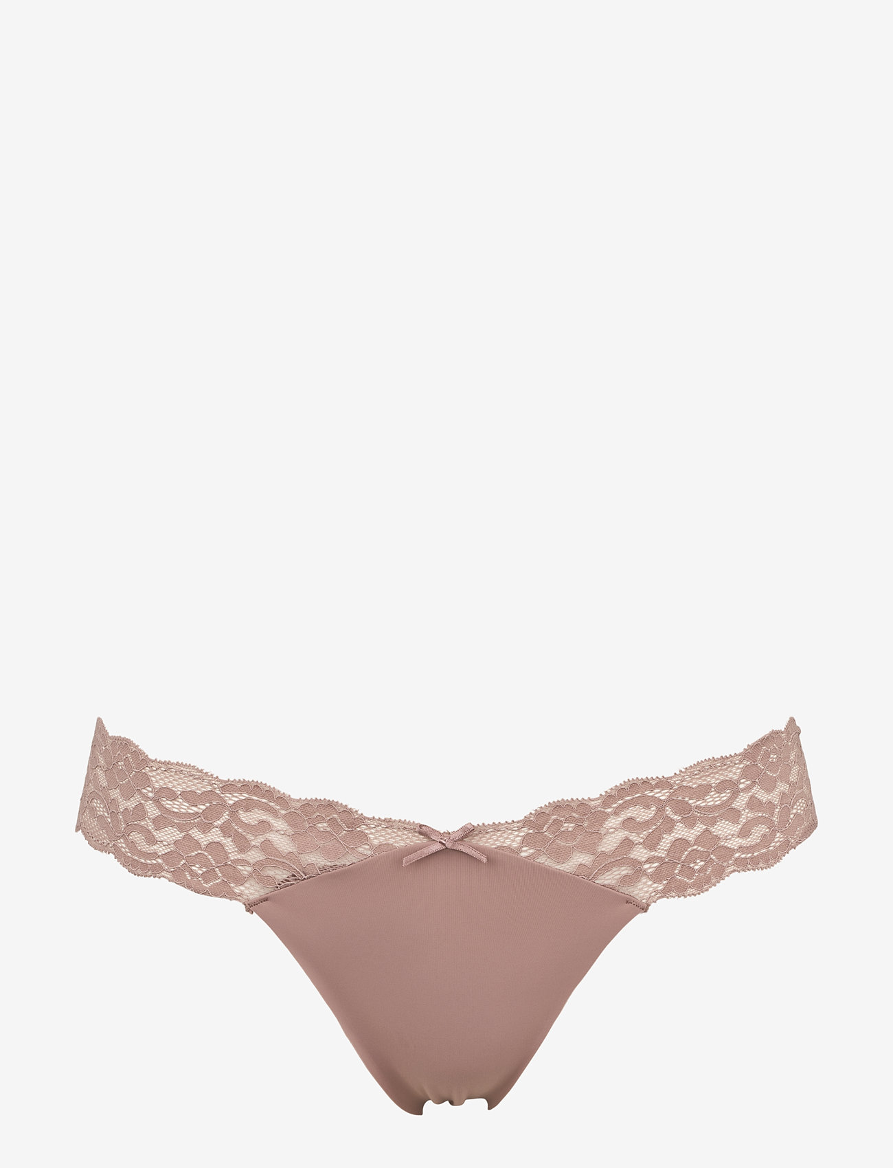 Missya - Seamless string w lace on side 3-pack - nahtlose slips - dusty rose - 1