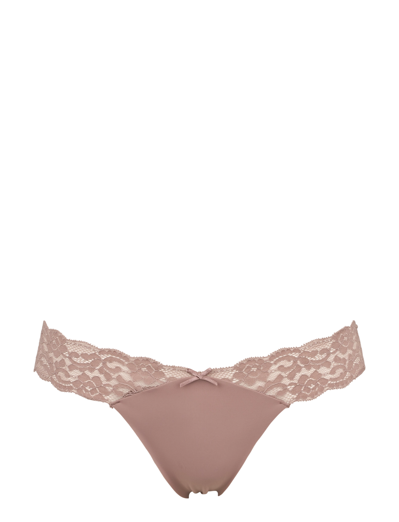 Missya - Seamless string w lace on side 3-pack - seamless trusser - dusty rose - 1
