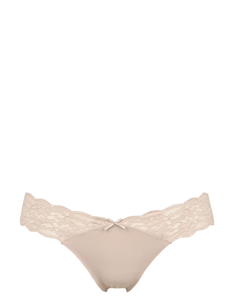 Missya - Seamless string w lace on side 3-pack - nahtlose slips - dusty rose - 3