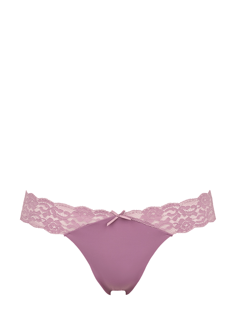 Missya - Seamless string w lace on side 3-pack - nahtlose slips - dusty rose - 5