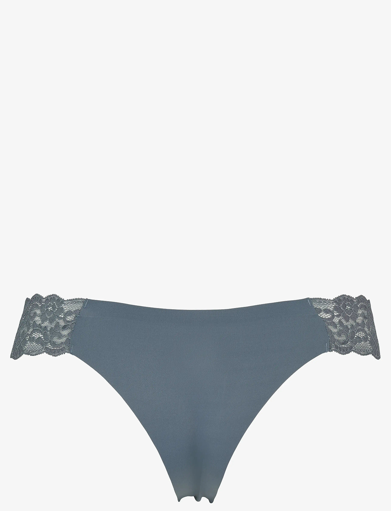 Missya - Seamless string w lace on side 3-pack - nahtlose slips - grisaille grey - 3