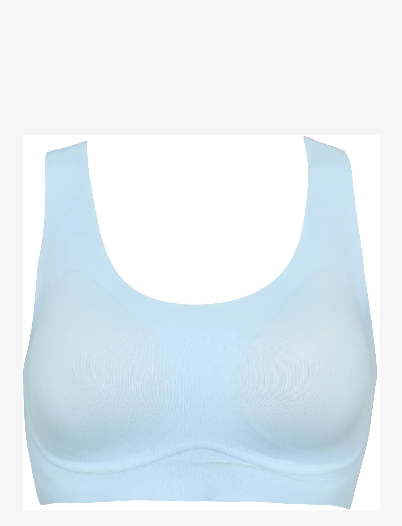 Missya - Seamless bra racerback - tank top rinnahoidjad - light blue - 0