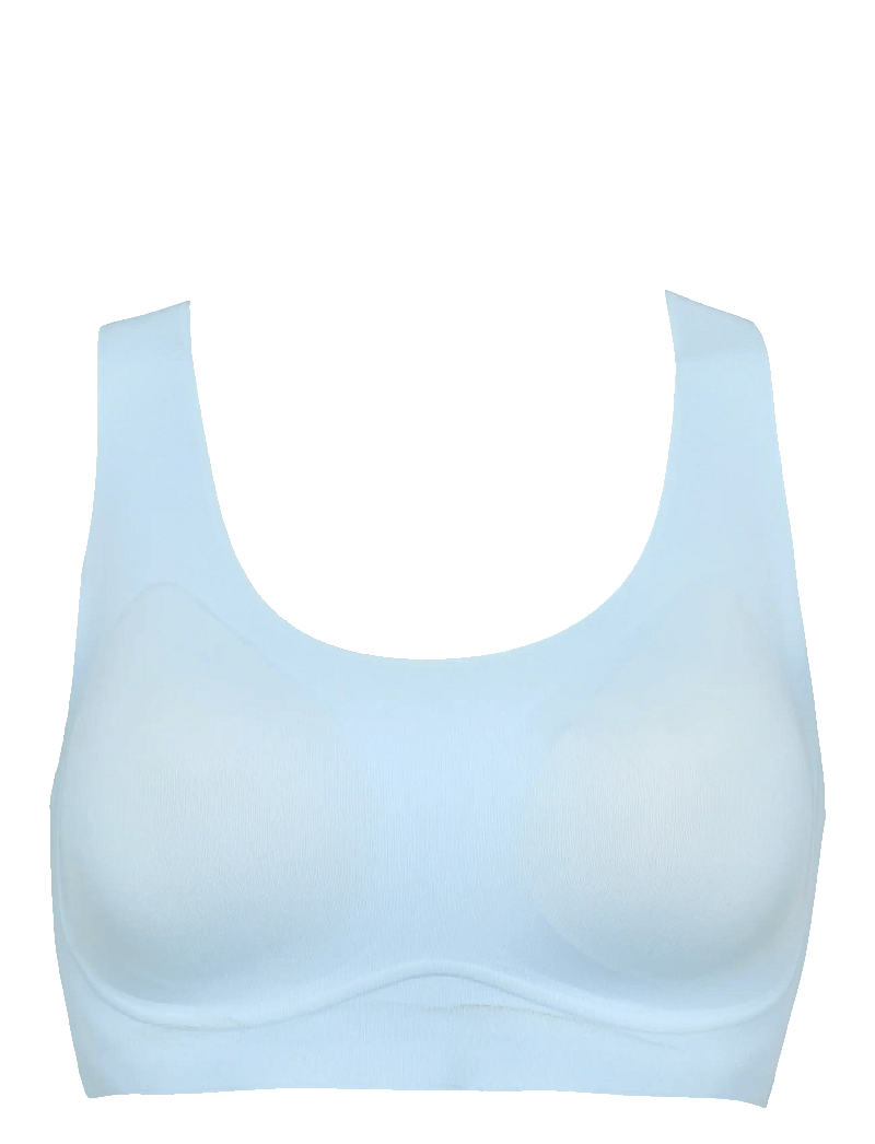 Missya - Seamless bra racerback - tank top rinnahoidjad - light blue - 0
