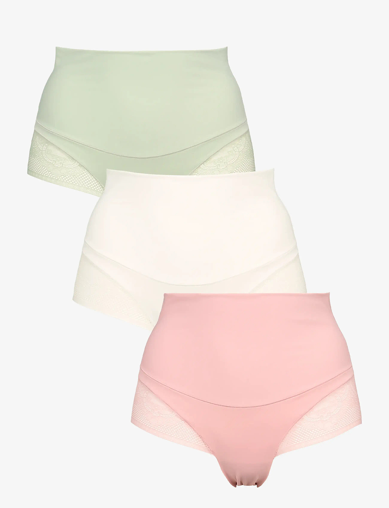 Missya - Seamless tai light shape 3-pack - slips - dusty green - 0