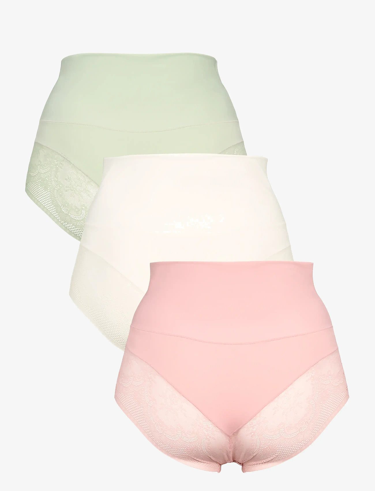 Missya - Seamless tai light shape 3-pack - slips - dusty green - 1