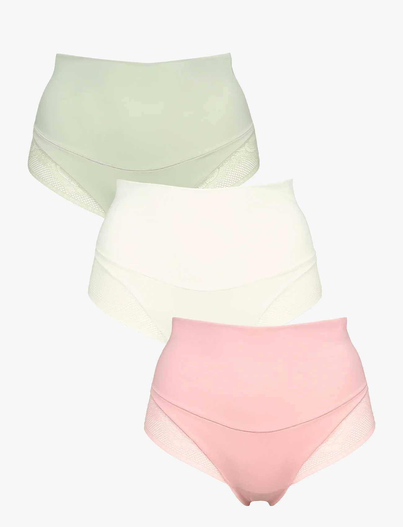 Missya - Seamless string light shape 3-pack - seamless panties - dusty green - 0