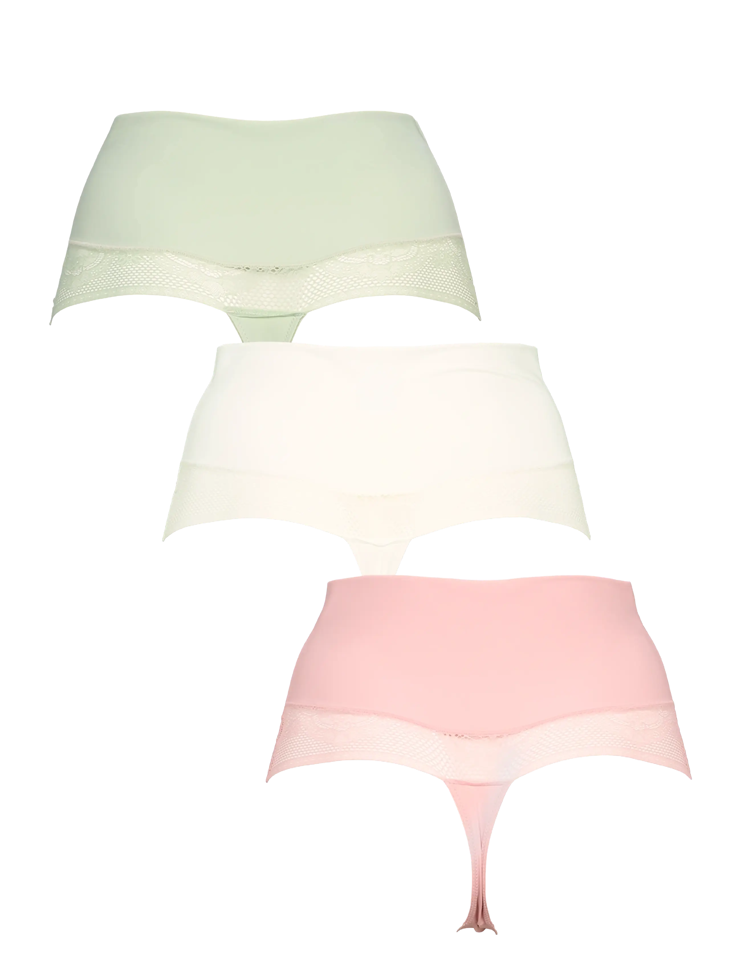 Missya - Seamless string light shape 3-pack - nahtlose slips - dusty green - 1
