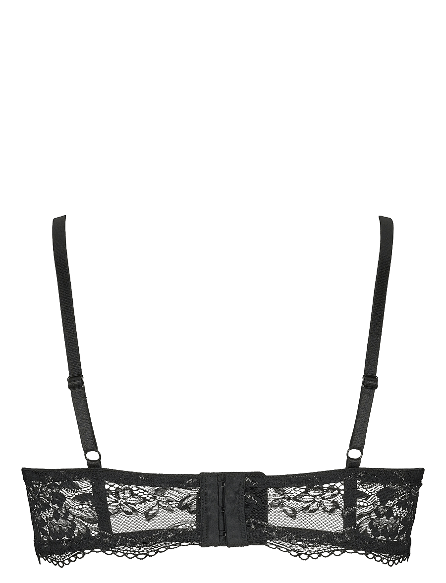 Missya - Tanya bra fill lurex - plunge bhs - black w silver lurex - 2