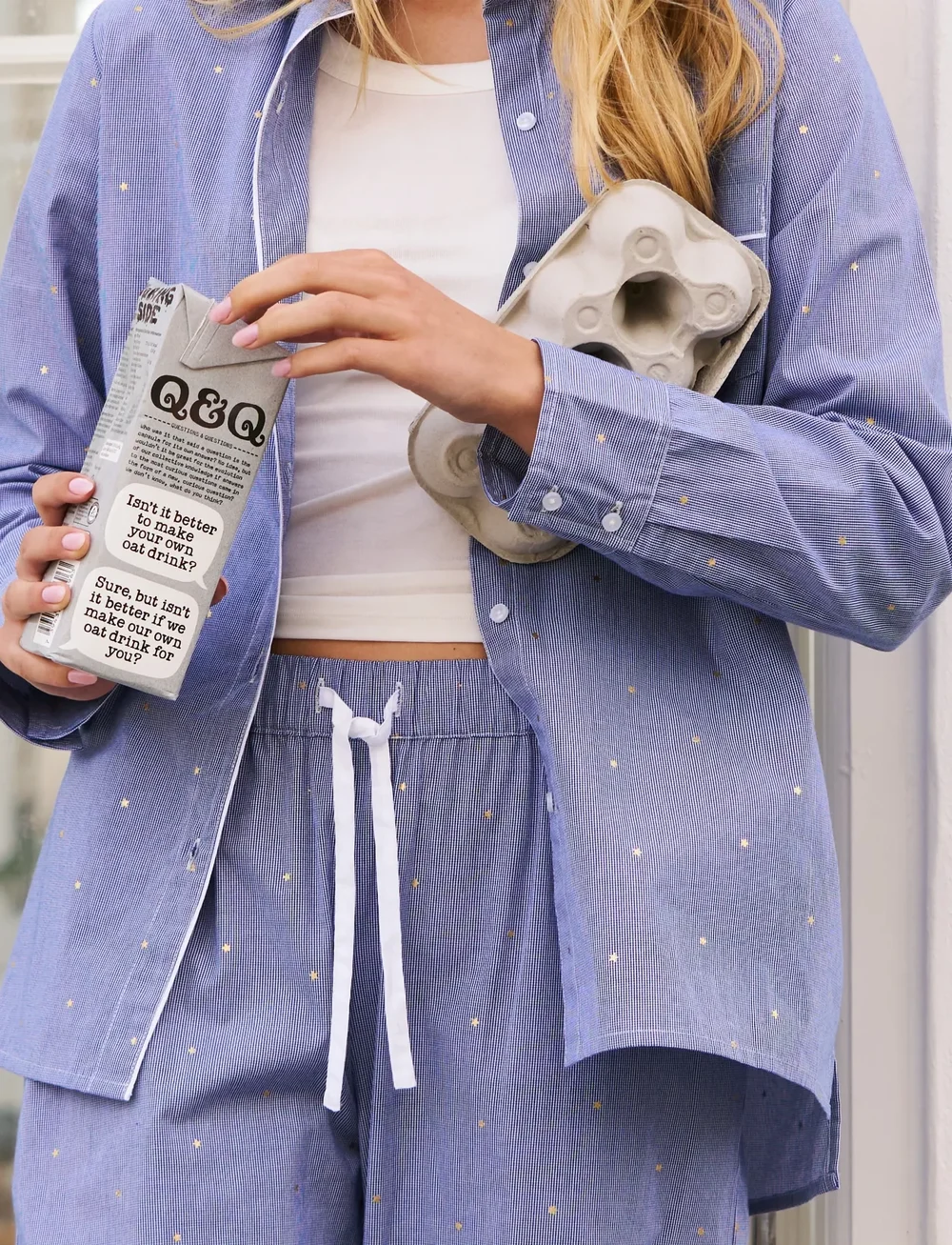 Missya - Loui pyjamas - pyjamas - navy w print - 5