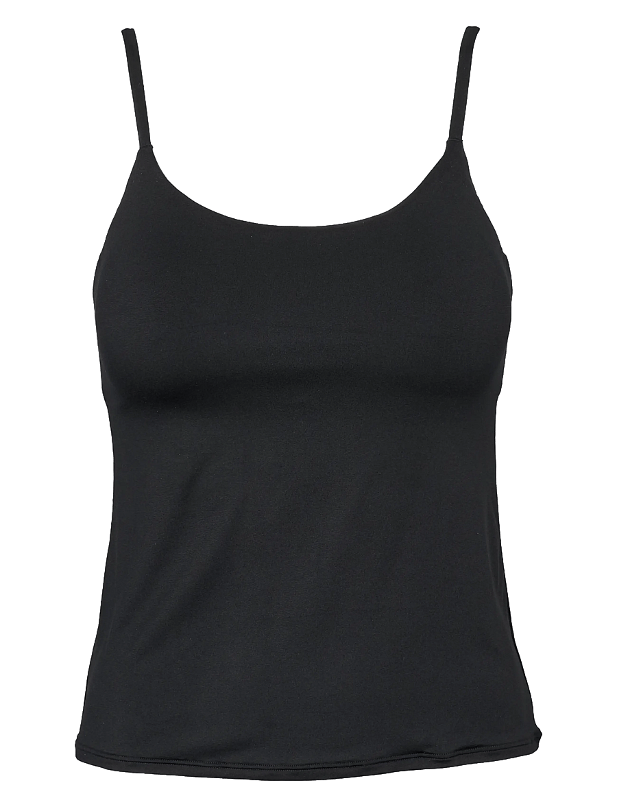 Missya - Soft feel 360 top w bra - tank-top-bhs - black - 1