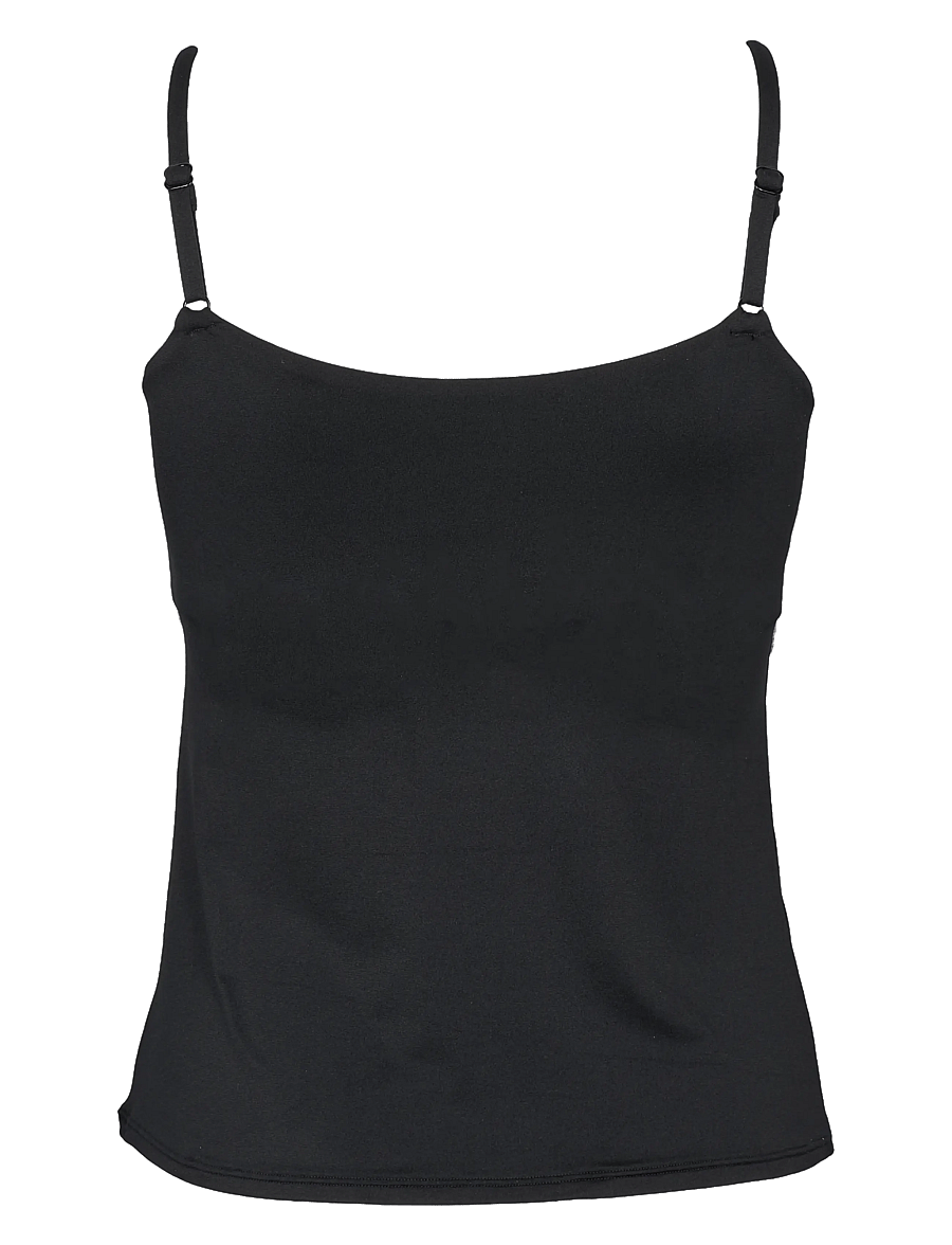 Missya - Soft feel 360 top w bra - tank-top-bhs - black - 2