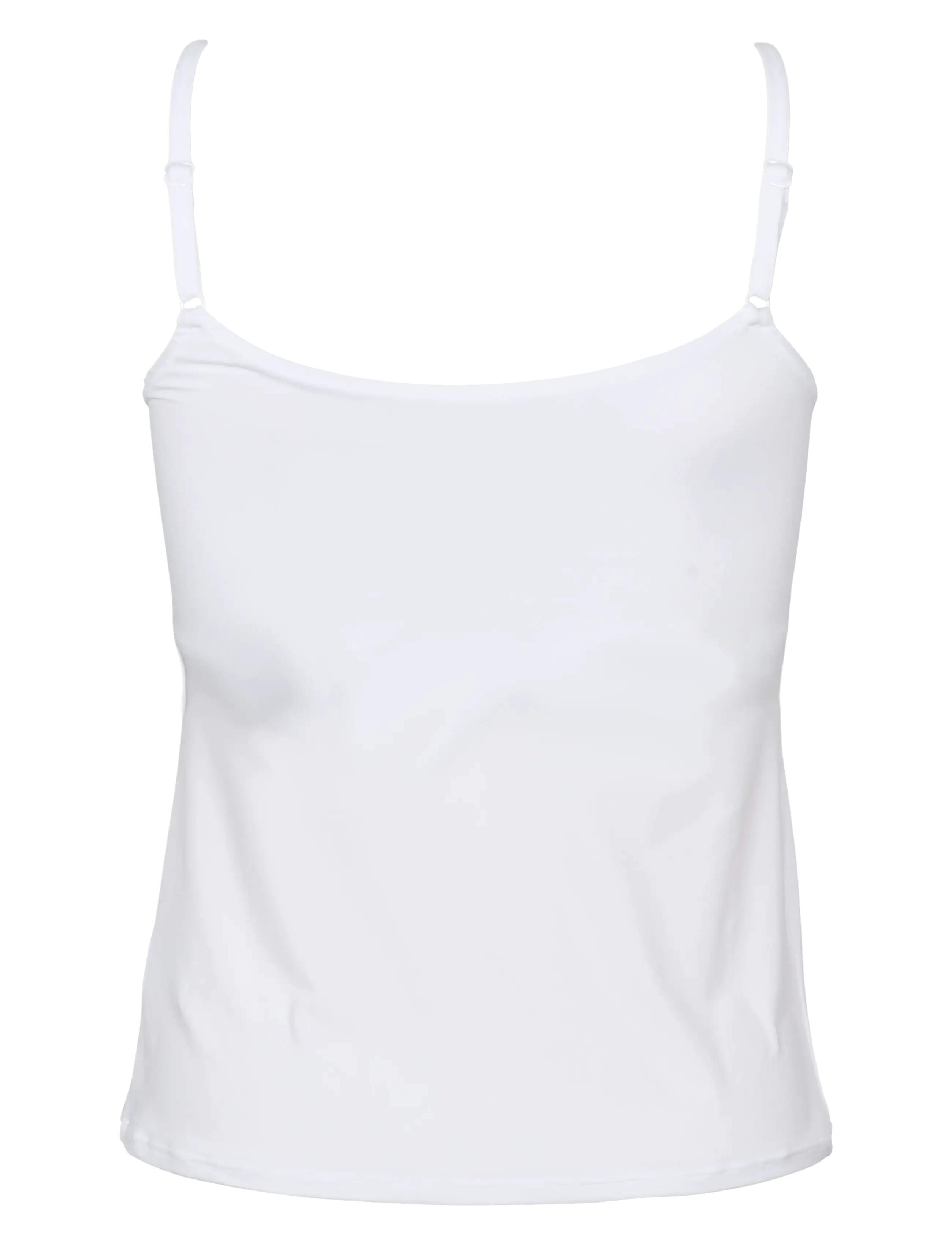 Missya - Soft feel 360 top w bra - tank-top-bhs - white - 2