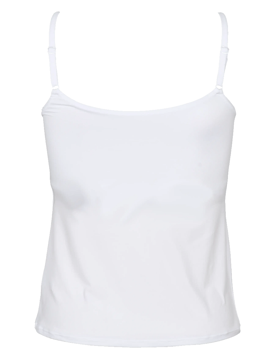 Missya - Soft feel 360 top w bra - tank-top-bhs - white - 2