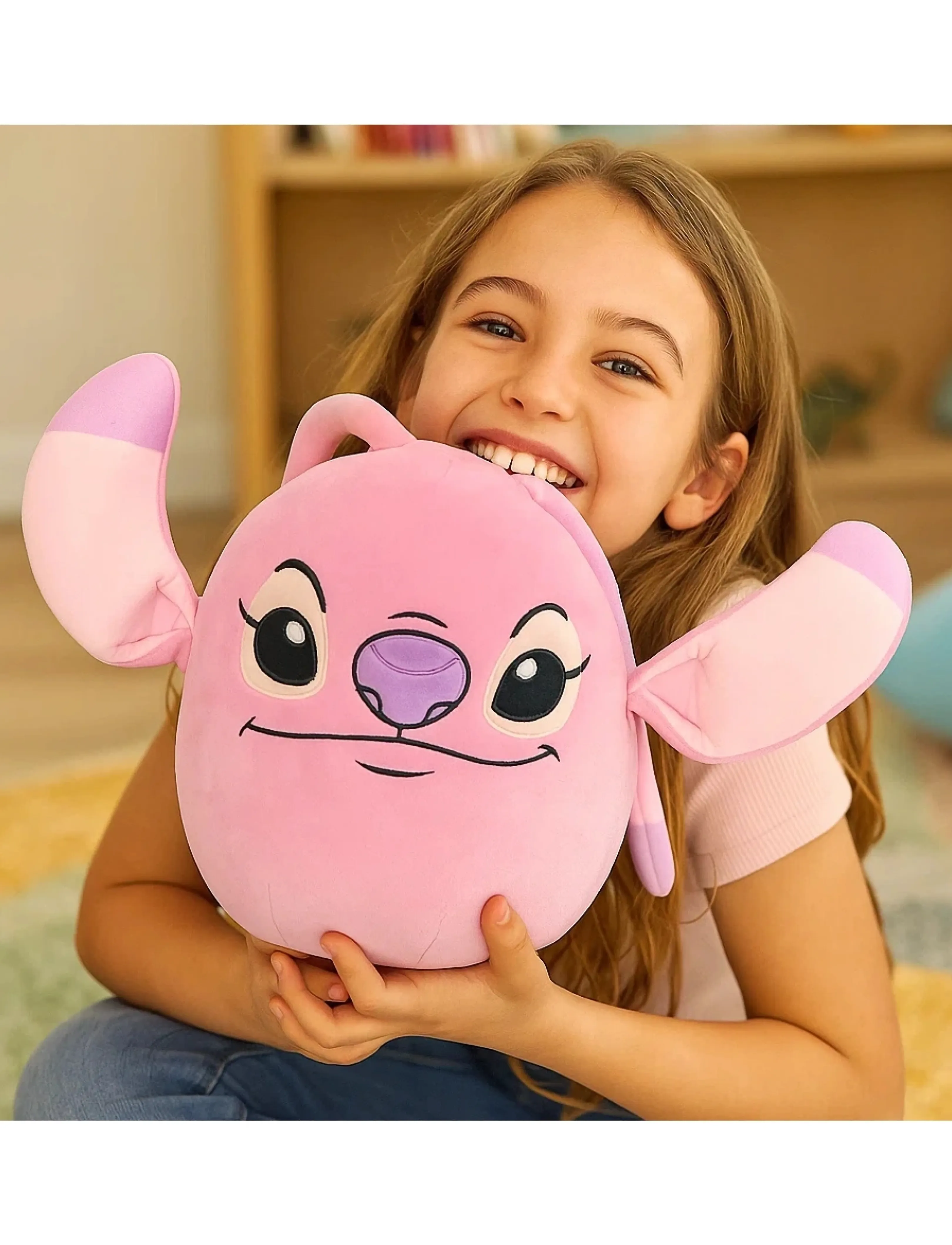 Lilo & Stitch Squishy 32 Cm Angel, cm, Soft Spielzeug, Rosa - Stuffed Kinder