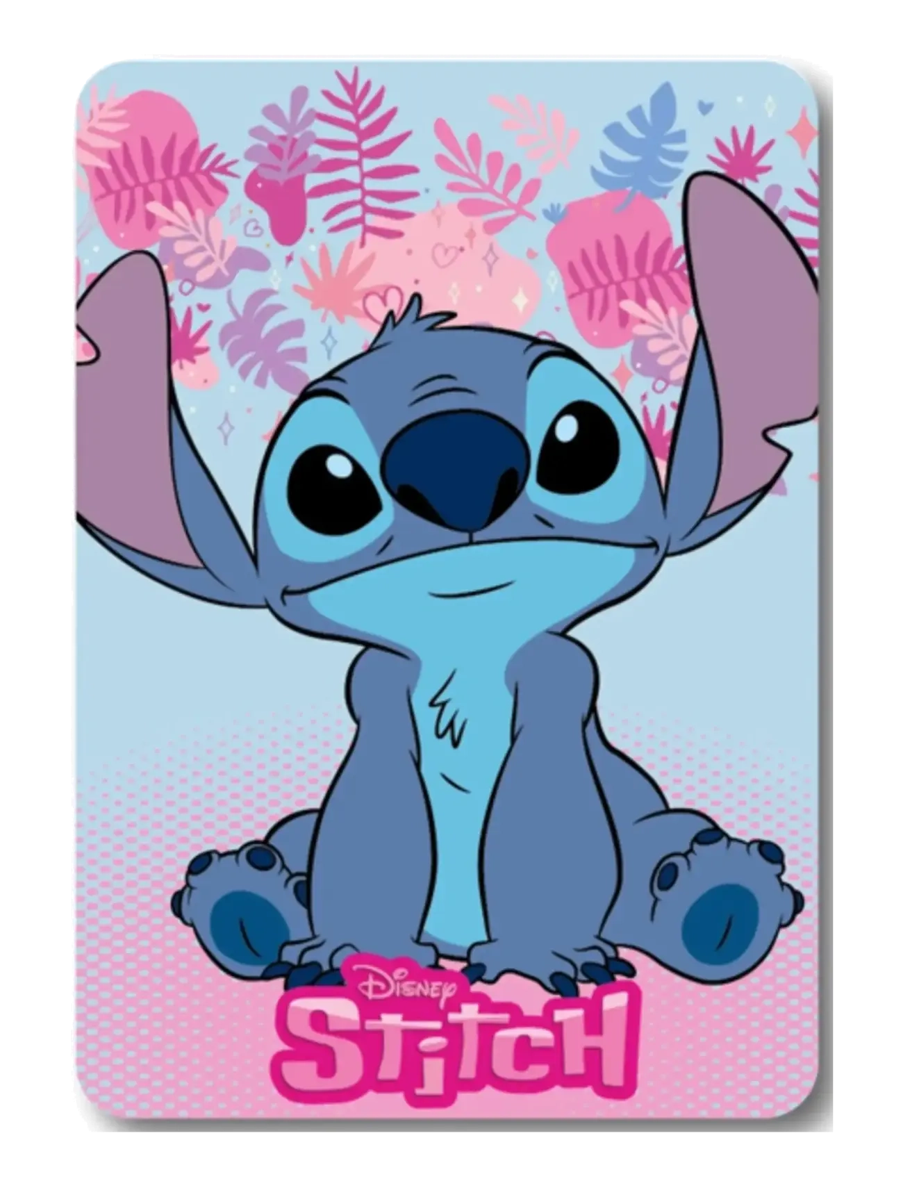 Lilo & Stitch Fleece Blanket, Blankets & Quilts, Pink, Str: ONE SIZE