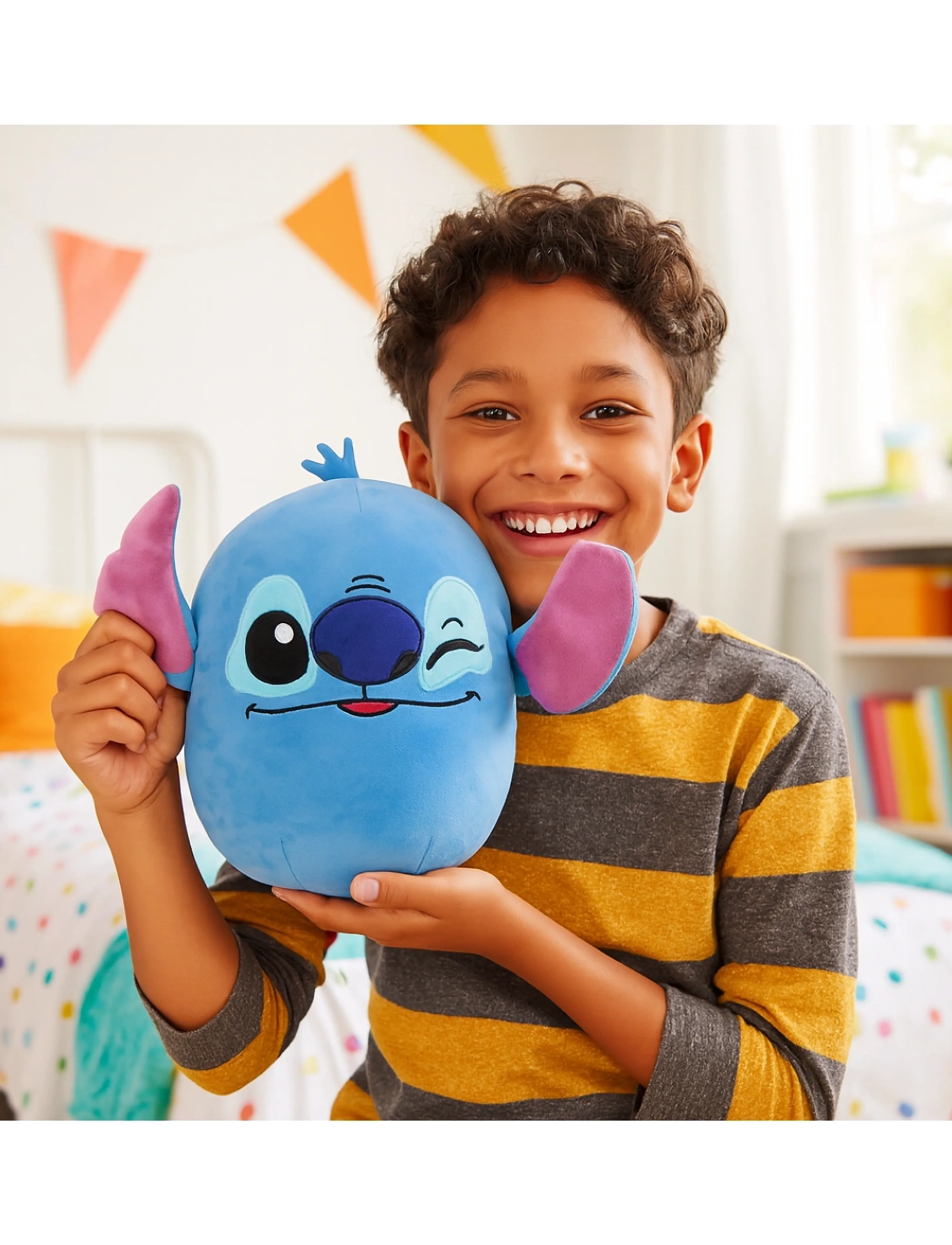 Lilo & Stitch Squishy 32 Cm, Børn, Stuffed Legetøj, Blå, Str: 32 CM