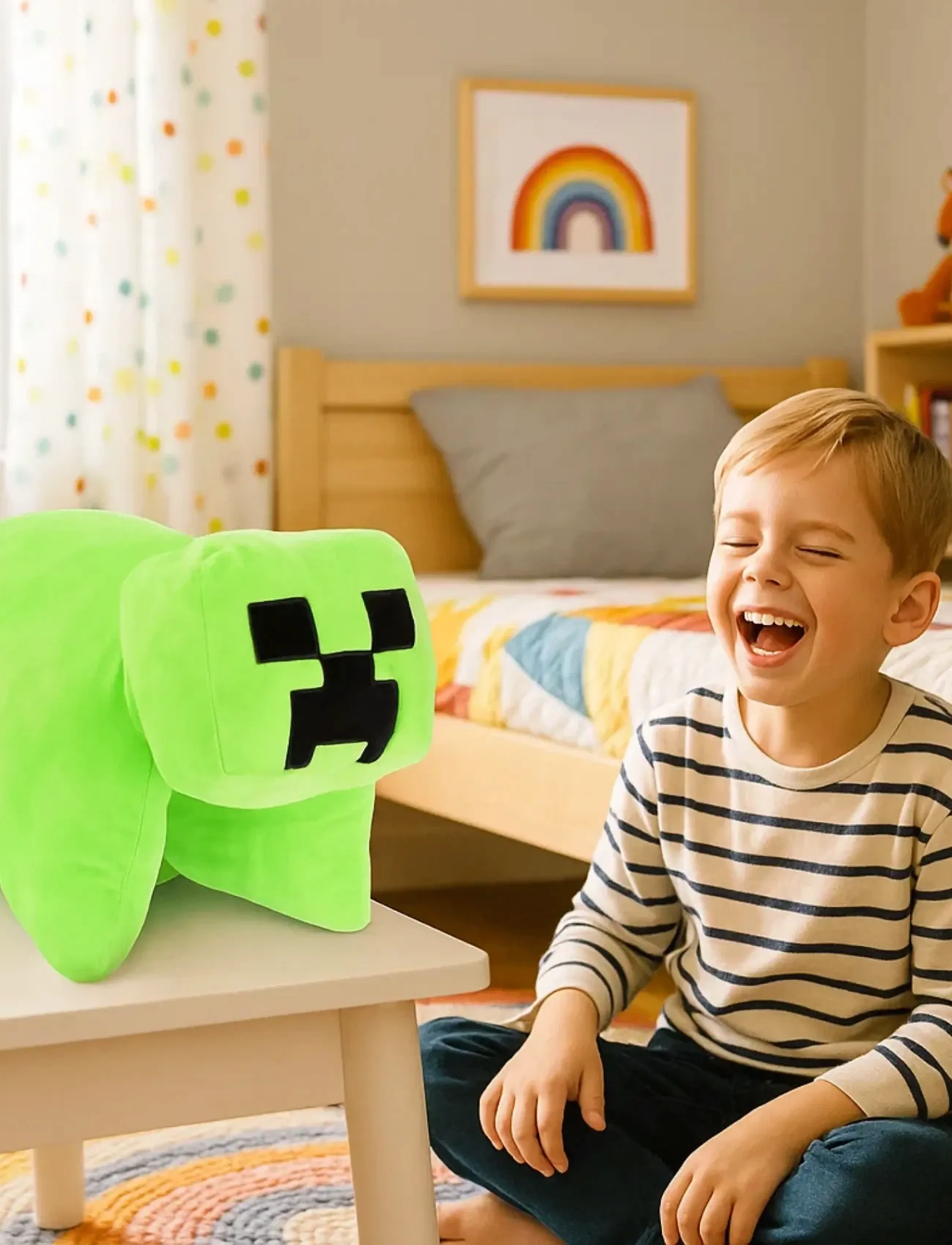 Minecraft Plush 2 In 1 Pillow, One Size, Green, Soft Legetøj > Stuffed Legetøj, Børn