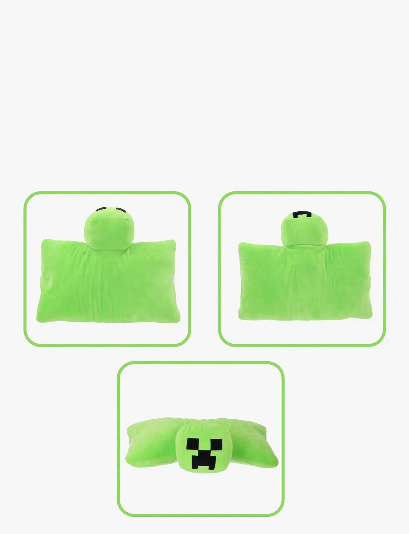 Minecraft - PLUSH 2 IN 1 PILLOW - dekorative kissen - green - 3