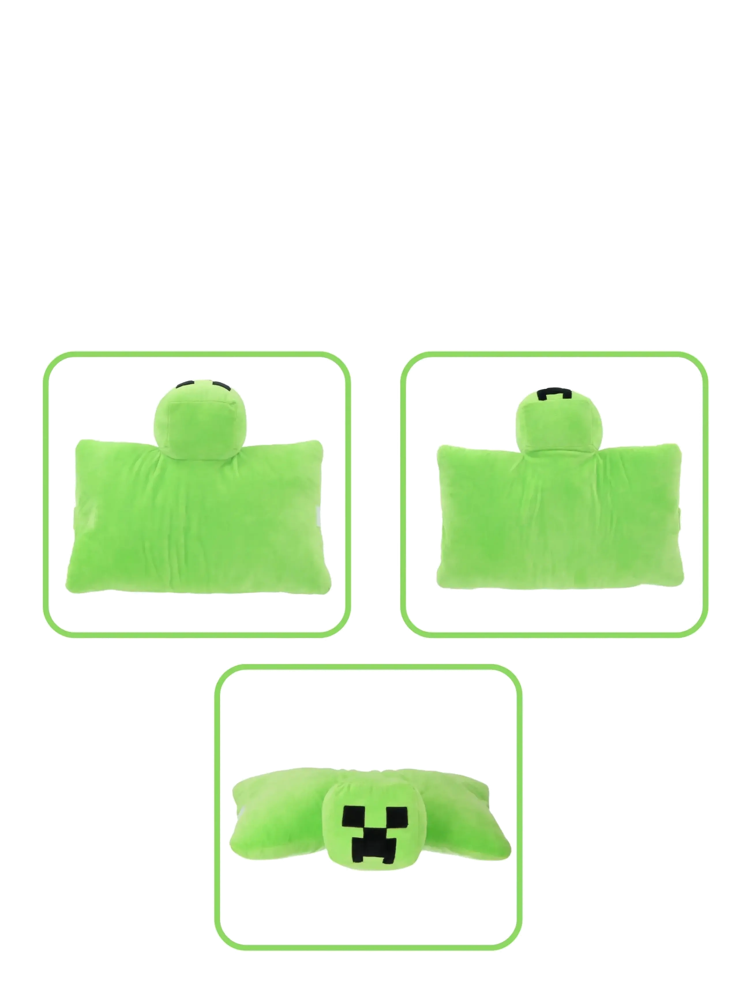 Minecraft - PLUSH 2 IN 1 PILLOW - dekorative kissen - green - 3