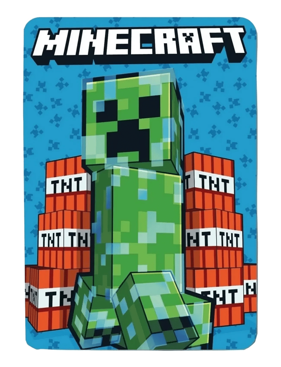 Minecraft - Minecraft Fleece blanket - decken - multi coloured - 0