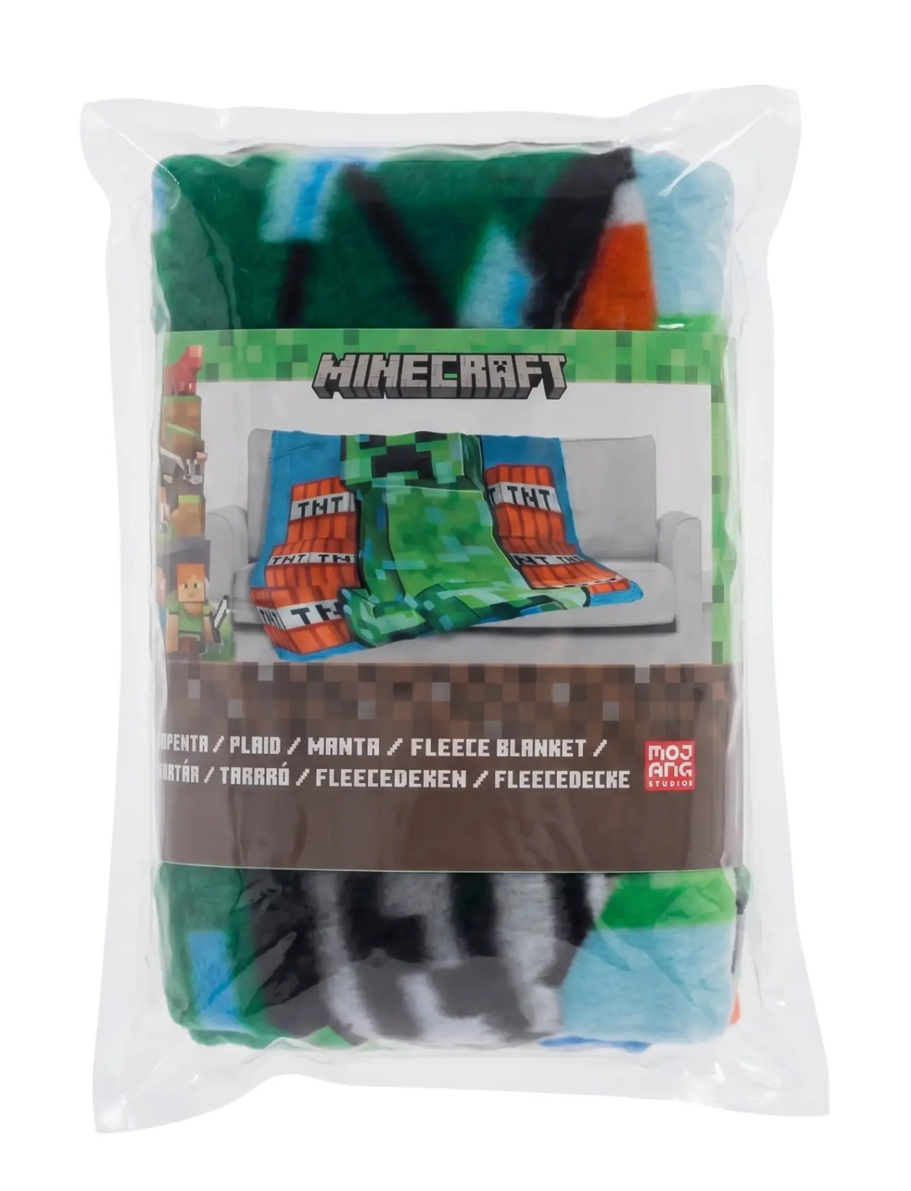 Minecraft - Minecraft Fleece blanket - blankets - multi coloured - 1