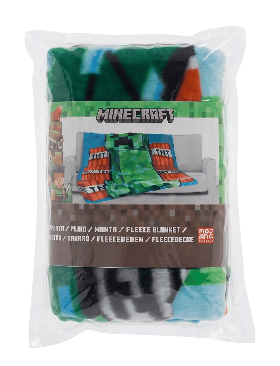 Minecraft - Minecraft Fleece blanket - decken - multi coloured - 1