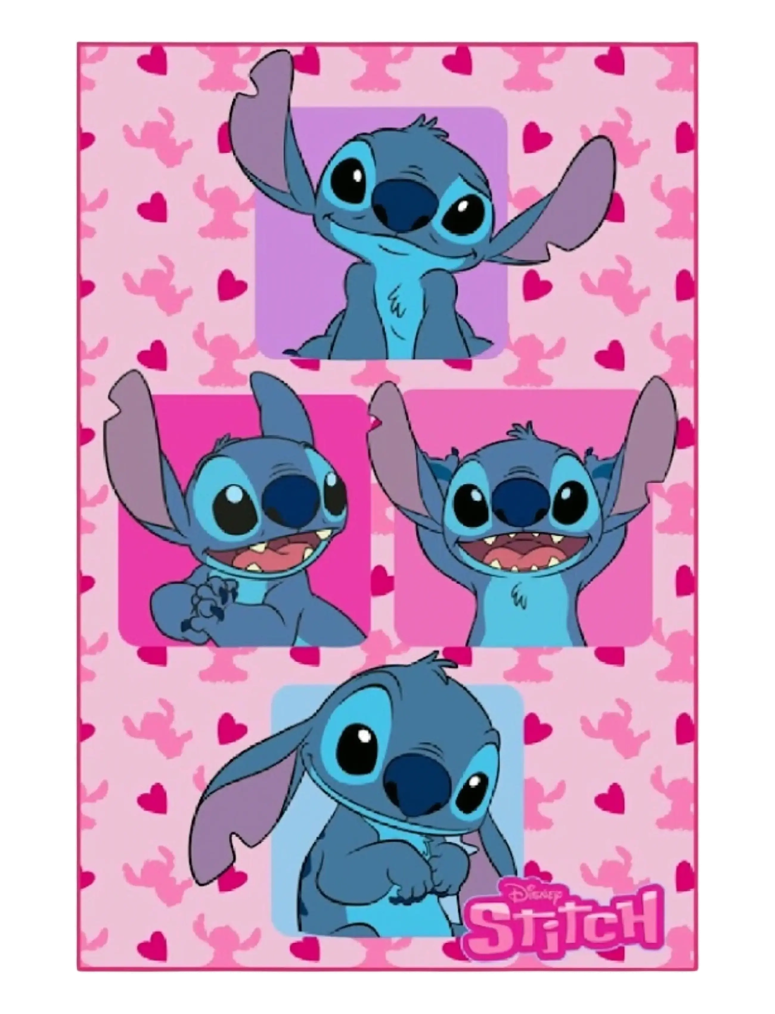 Lilo & Stitch Rugs, One Size, Pink, Tæpper Og Gulvtæpper > Rektangulære Tæpper, Børn