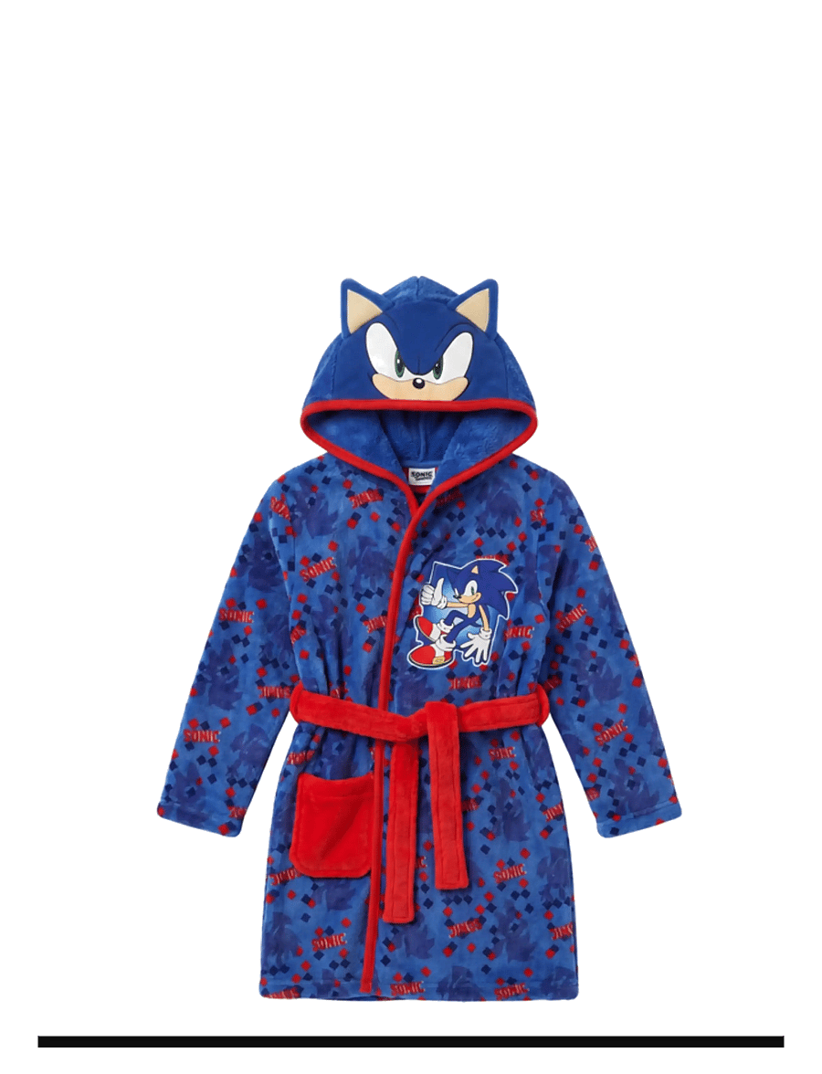 Sonic - Sonic Bathrobe - bademäntel - blue - 0