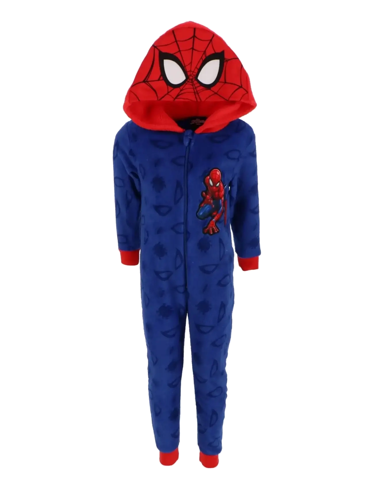 Spider-man Spiderman Onesie, Børn, Spiderman Heldragt, Blå, Str: 122/128