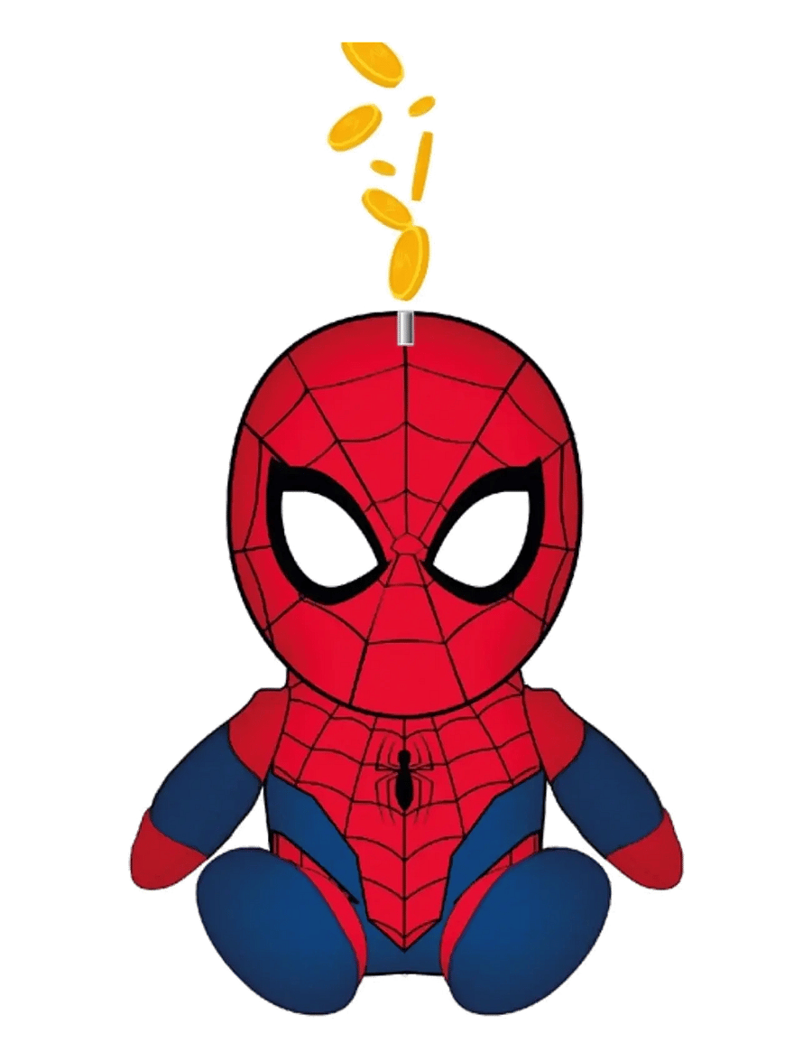 Spider-man - Coinbank - spargrisar - multi coloured - 3