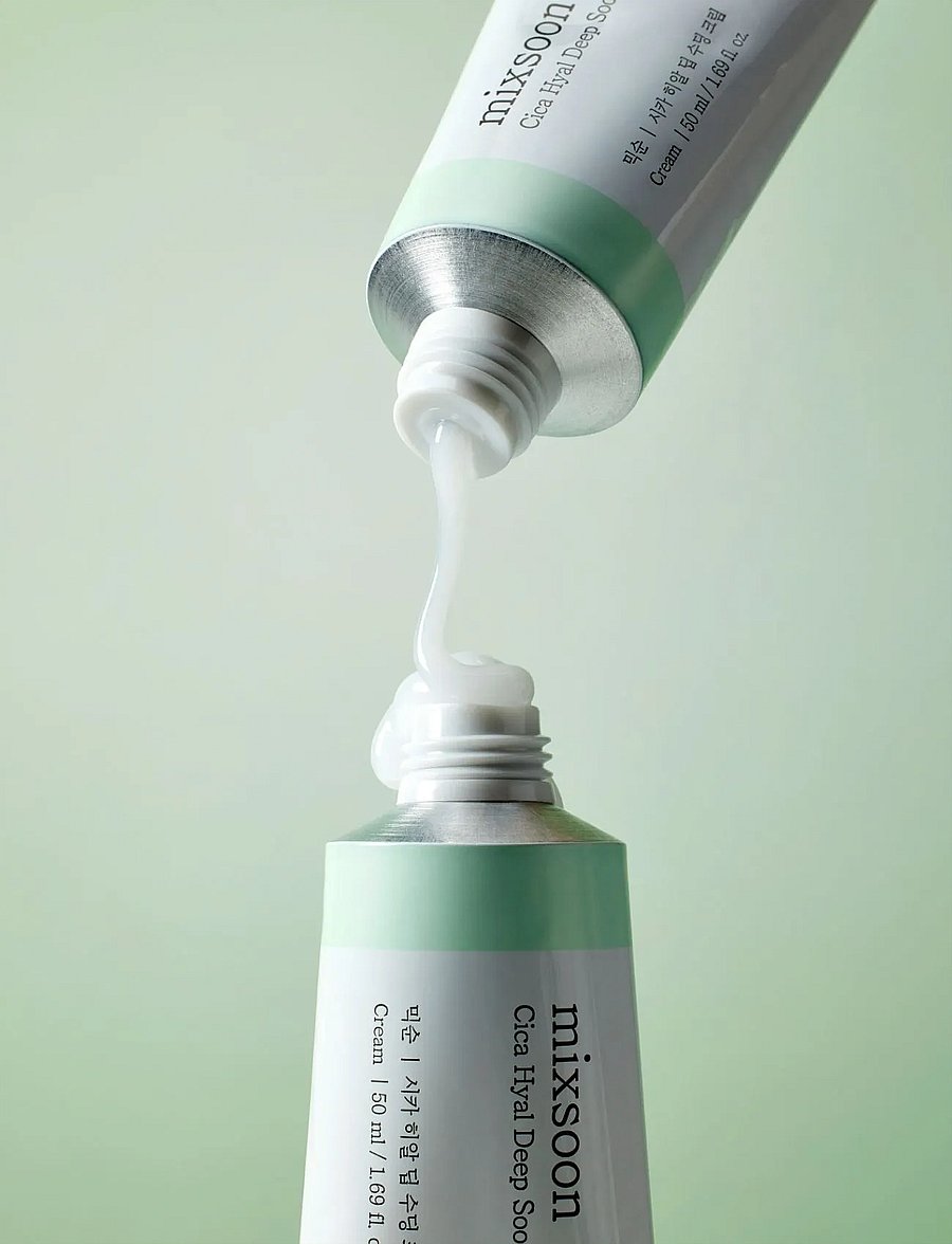 Mixsoon - Cica Hyal Soothing Cream - niisutajad - clear - 2