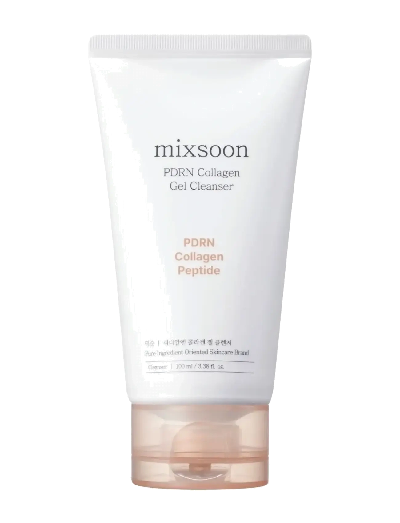 Mixsoon Pdrn Collagen Gel Cleanser, Ansigtsvask & Rensemiddel, Nude, Str: 100 ML