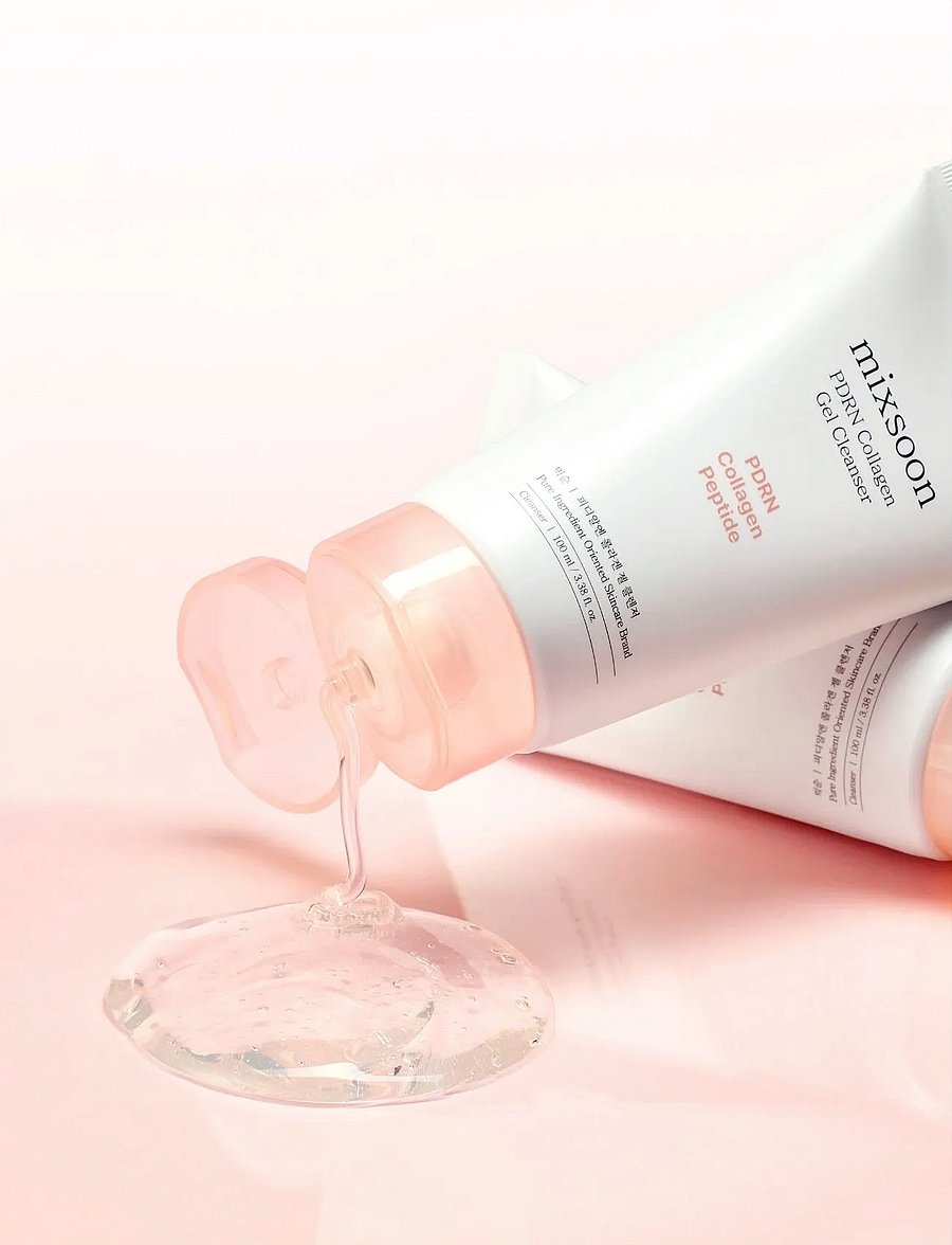 Mixsoon - PDRN Collagen Gel Cleanser - näopesu - clear - 2