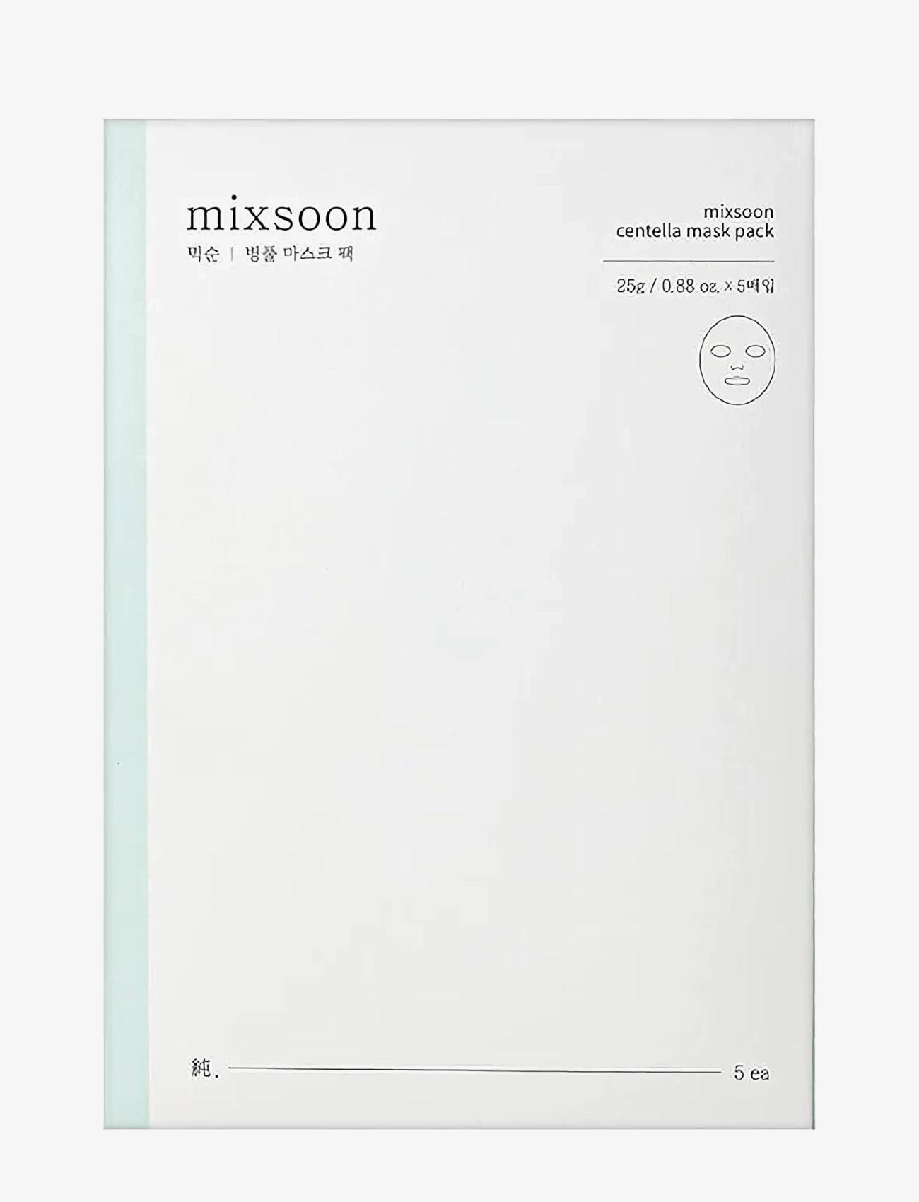 Mixsoon Centella Mask Pack, Sheetmaske, Nude, Str: ONE SIZE