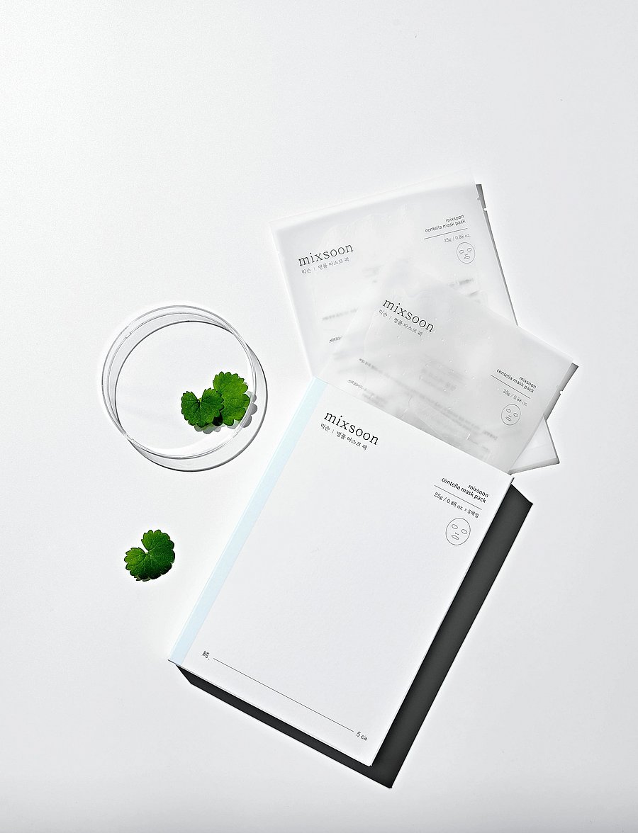 Mixsoon - Centella Mask Pack - lehtmaskid - clear - 0