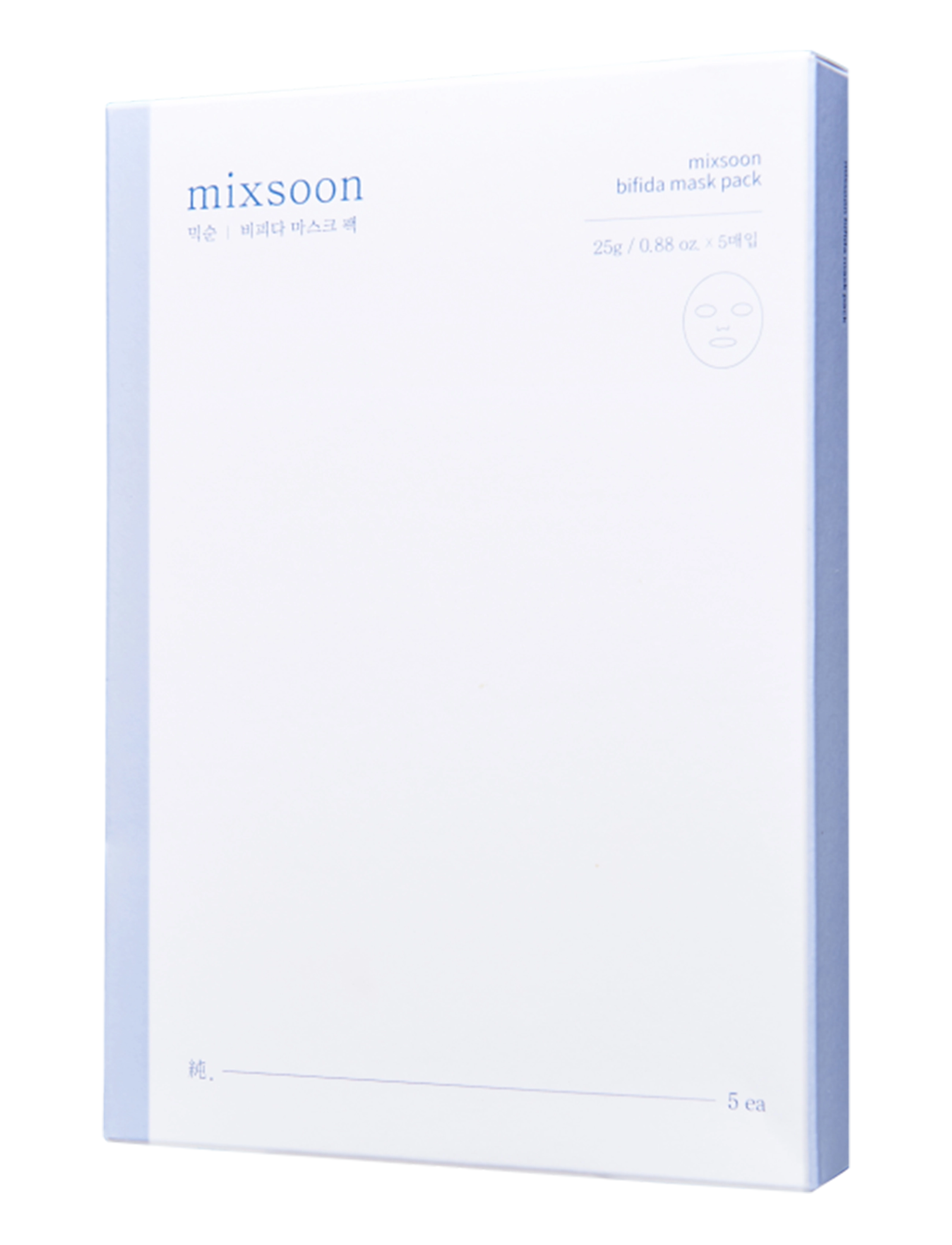 Mixsoon Bifida Mask Pack, Sheetmaske, Nude, Str: ONE SIZE