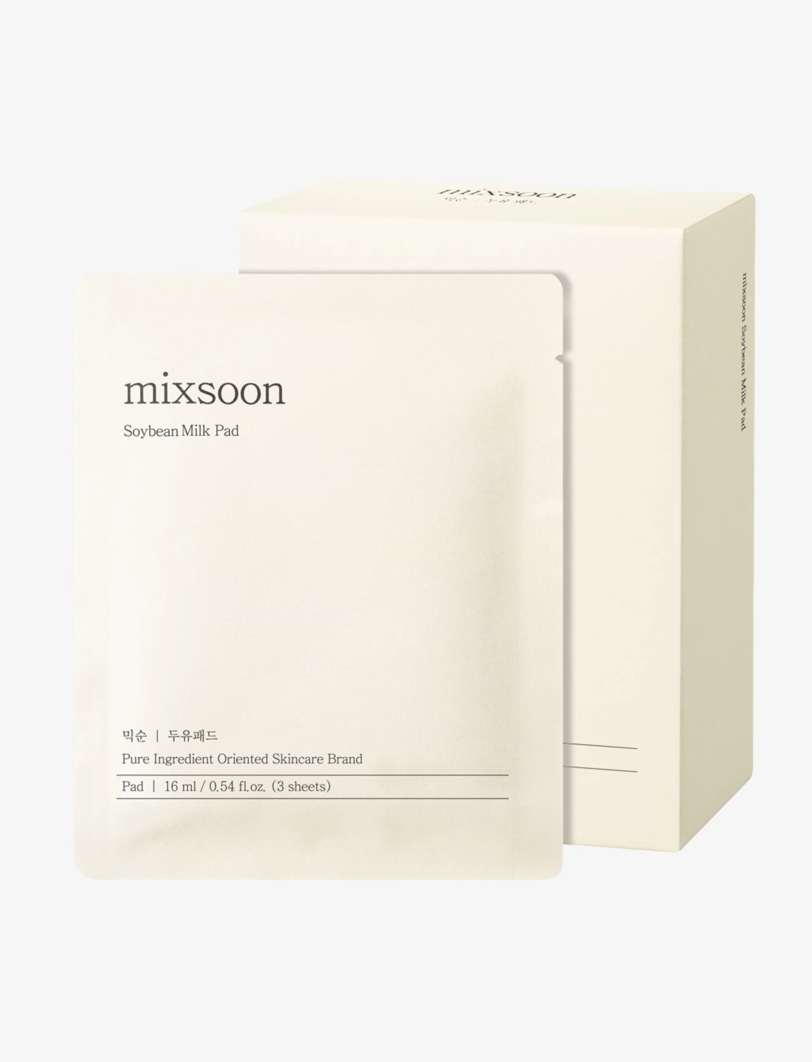 Mixsoon Soybean Milk Pad 10x3 pcs - Koreansk hudvård - CLEAR / undefined