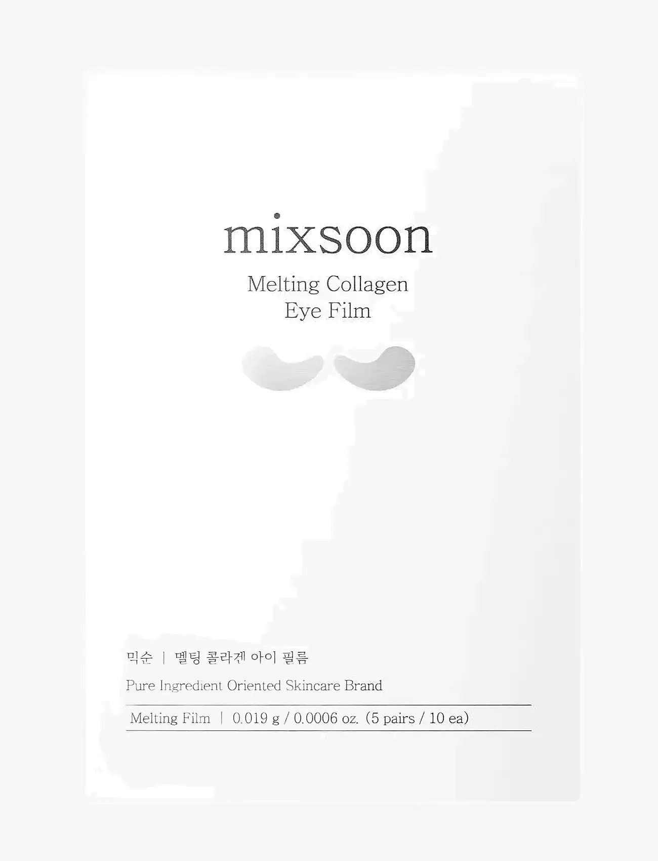 Mixsoon - Melting Collagen Eye Film - paakių kaukės - clear - 1