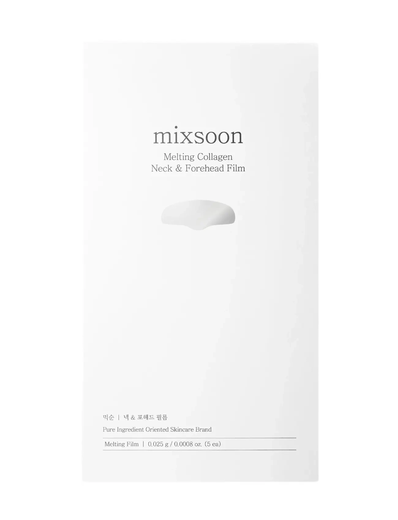Mixsoon - Melting Collagen Neck and Forehead Film - clear - 1