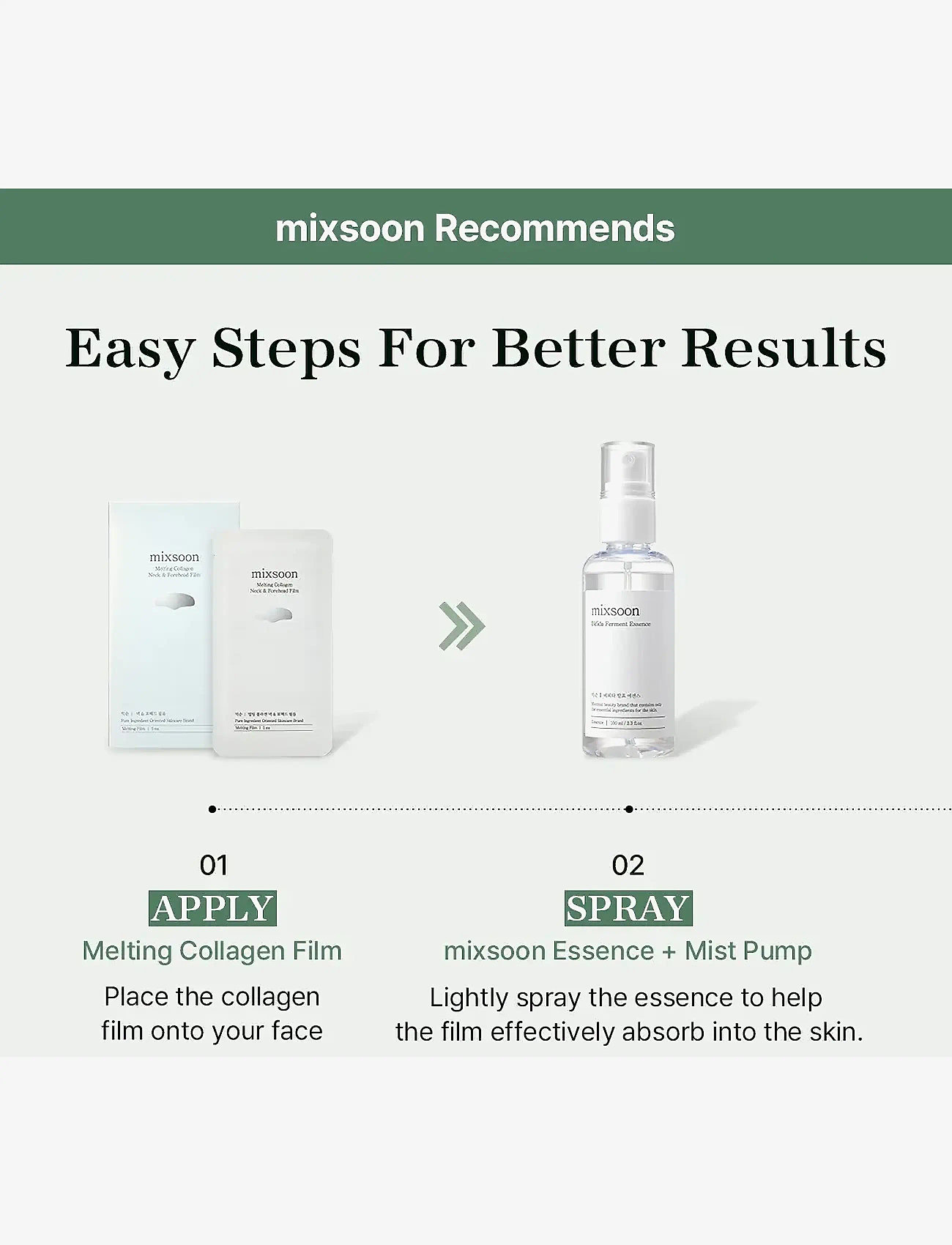 Mixsoon - Melting Collagen Cheek Film - veido kaukė - clear - 2