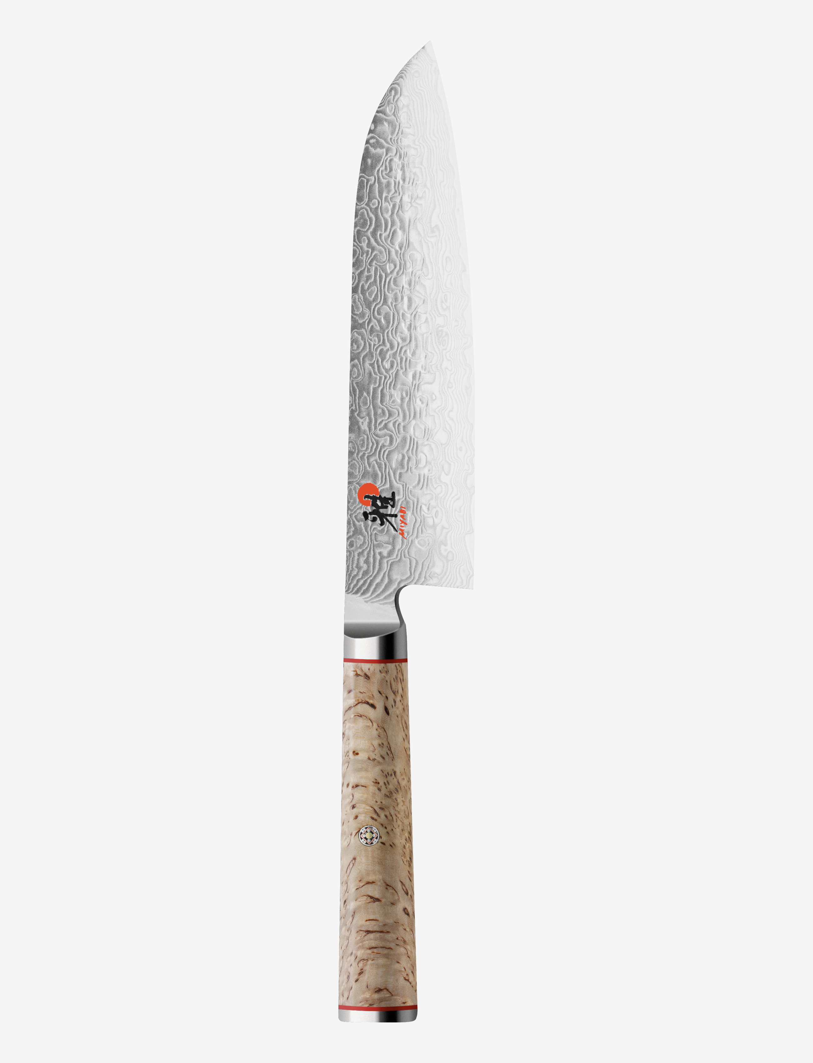 Miyabi Santoku, 18 cm - Santoku knives - SILVER, BROWN / silver