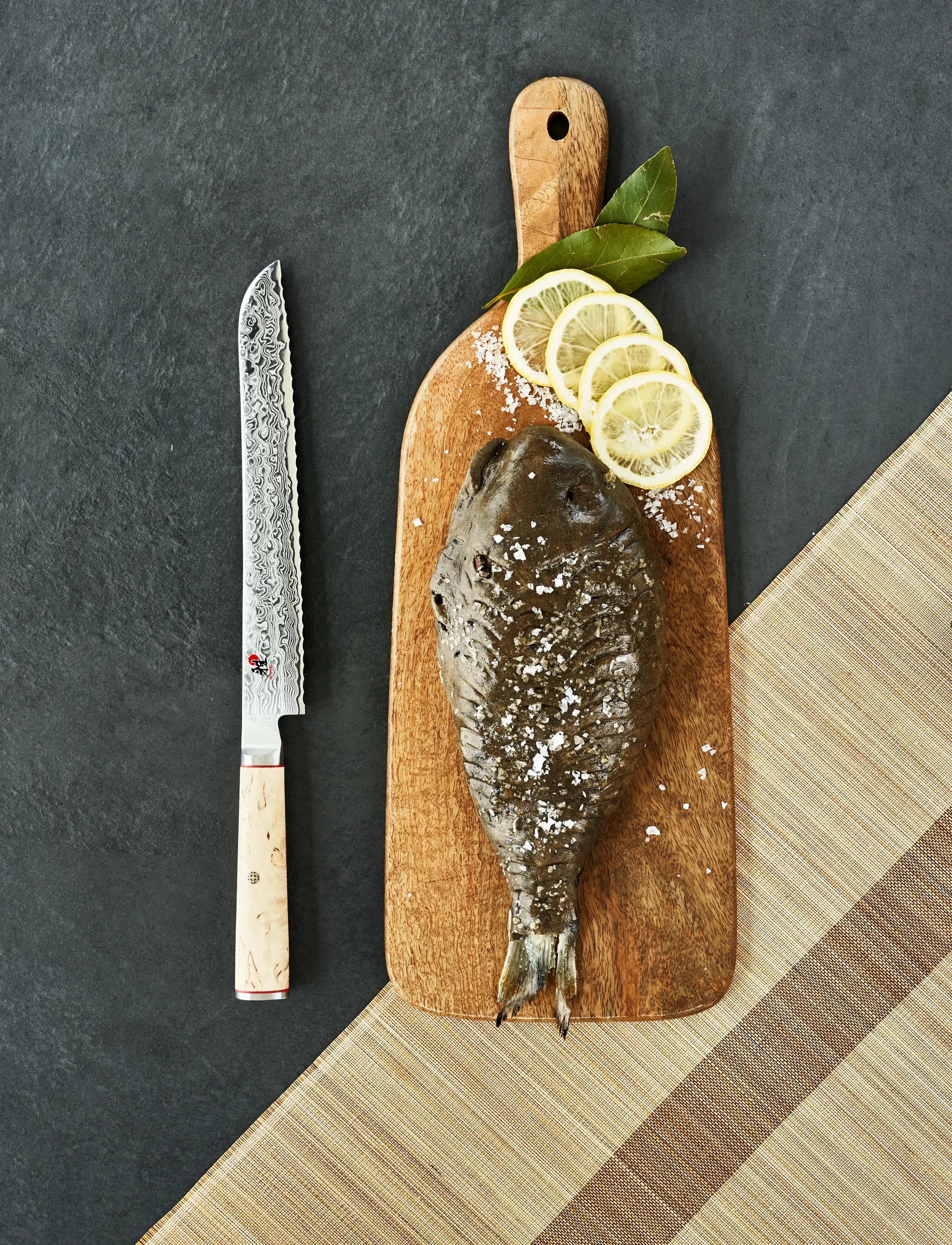 Miyabi - Bread knife, 23 cm - brotmesser - silver, brown - 4