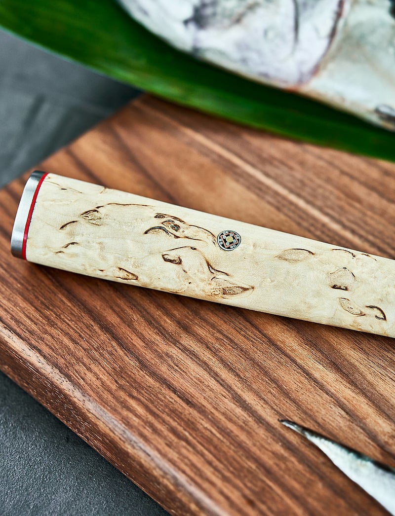 Miyabi - Rocking Santoku - santoku noad - silver, brown - 0