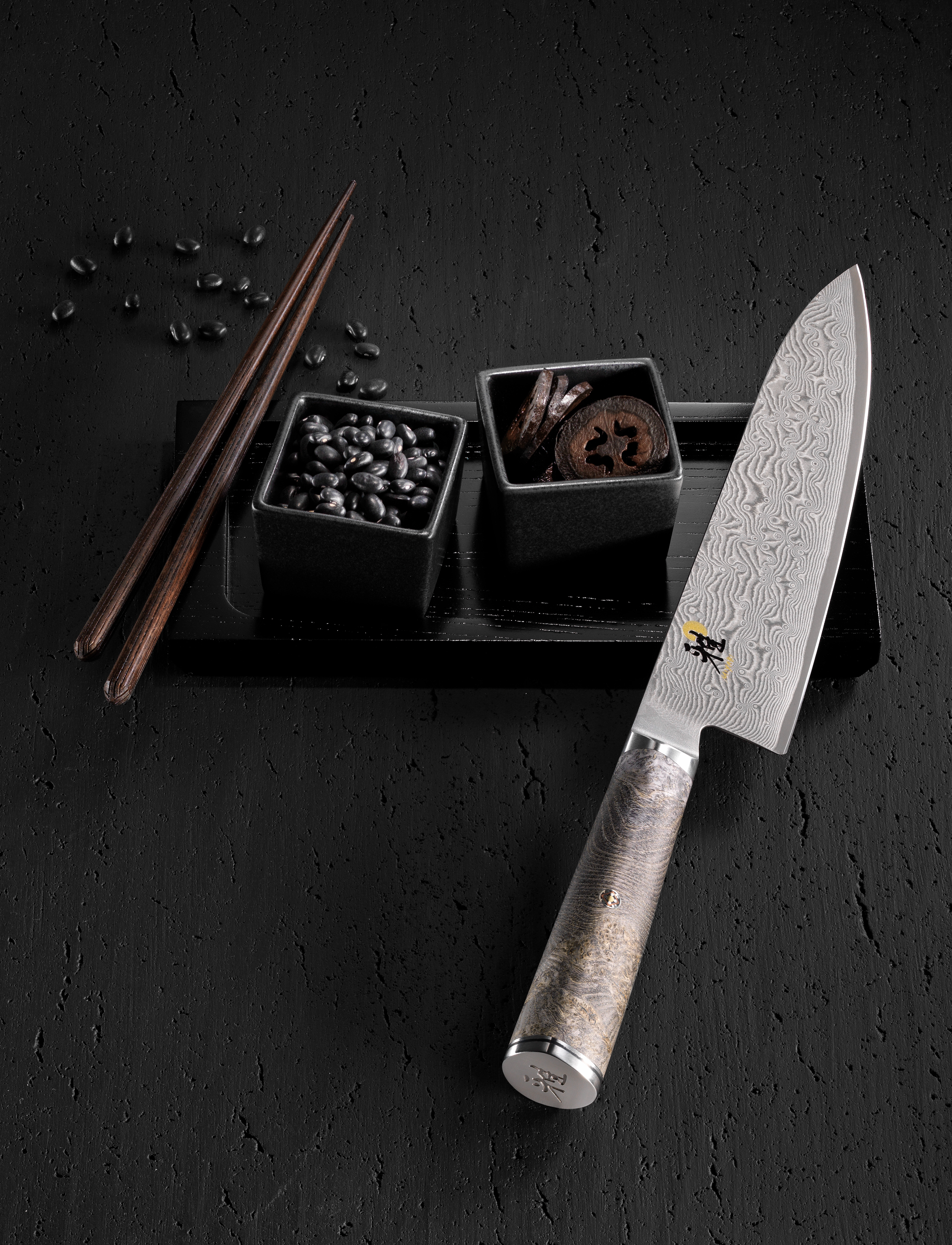 Miyabi - 5000 MCD 67, Gyutoh 20 cm, Sort ahorn - gray - 3