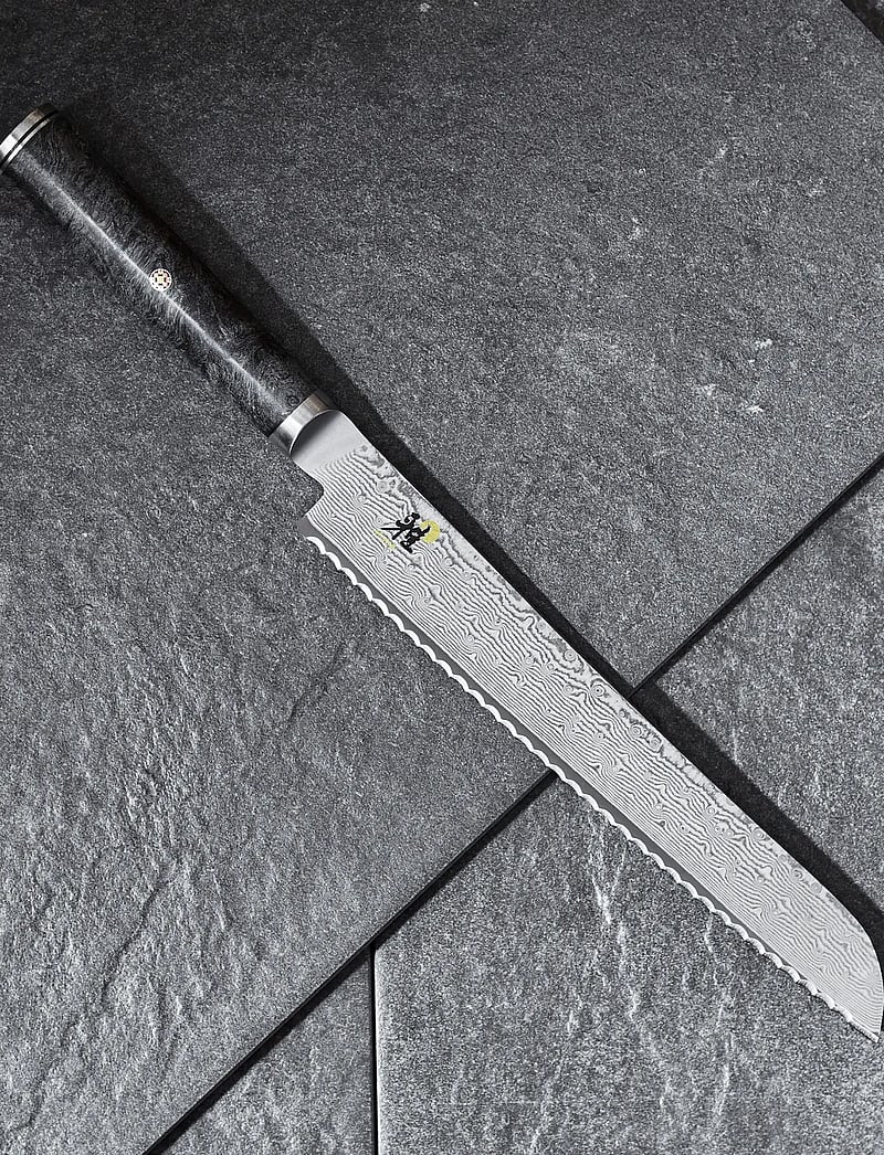 Miyabi - 5000 MCD 67, Serrated bread knife 24 cm, Black maple - osta hinna alusel - gray - 2