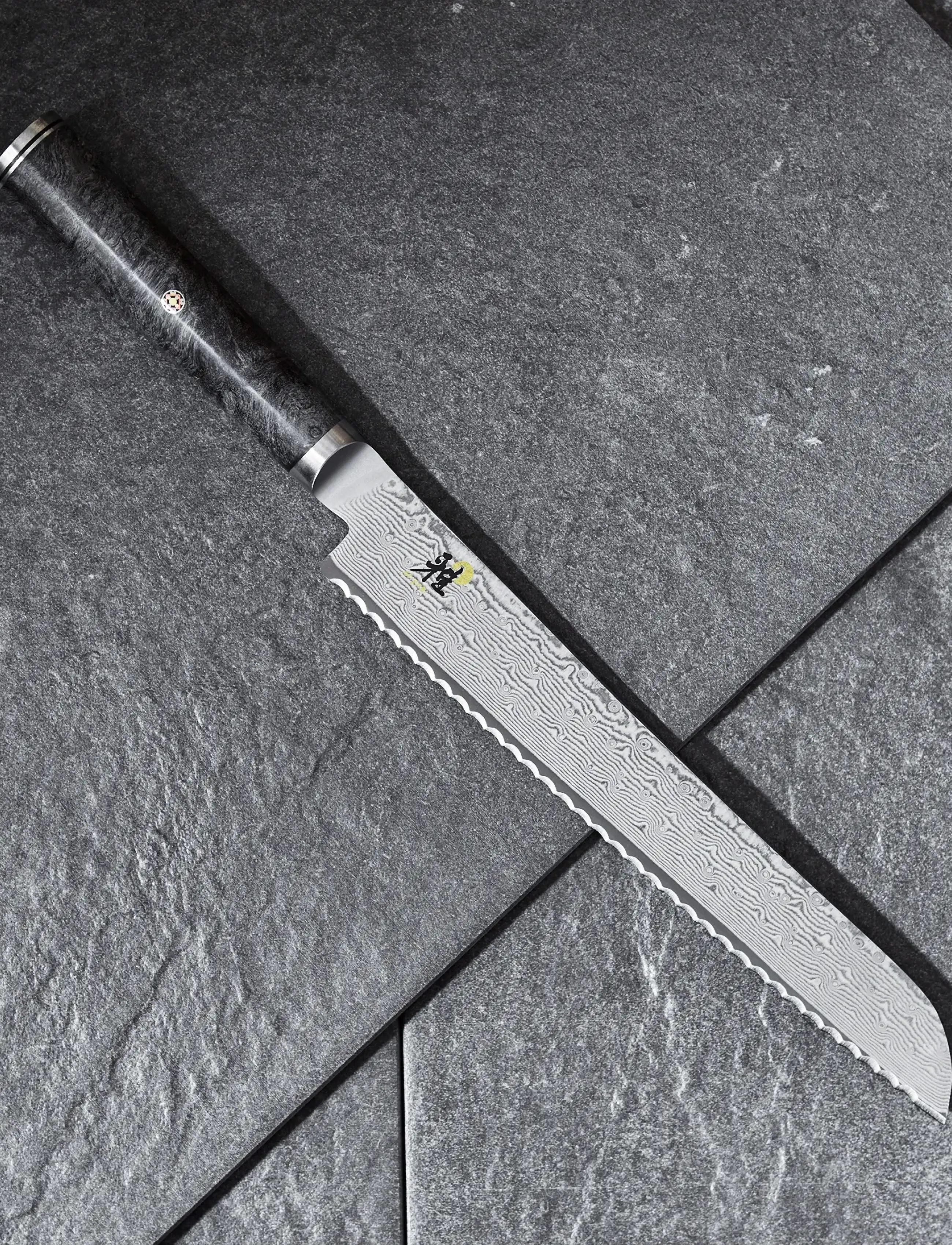 Miyabi - 5000 MCD 67, Serrated bread knife 24 cm, Black maple - gray - 2