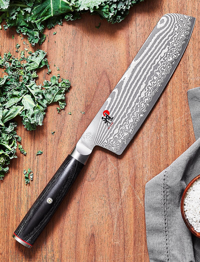 Miyabi - Nakiri, 17 cm - santoku noad - silver, black - 0