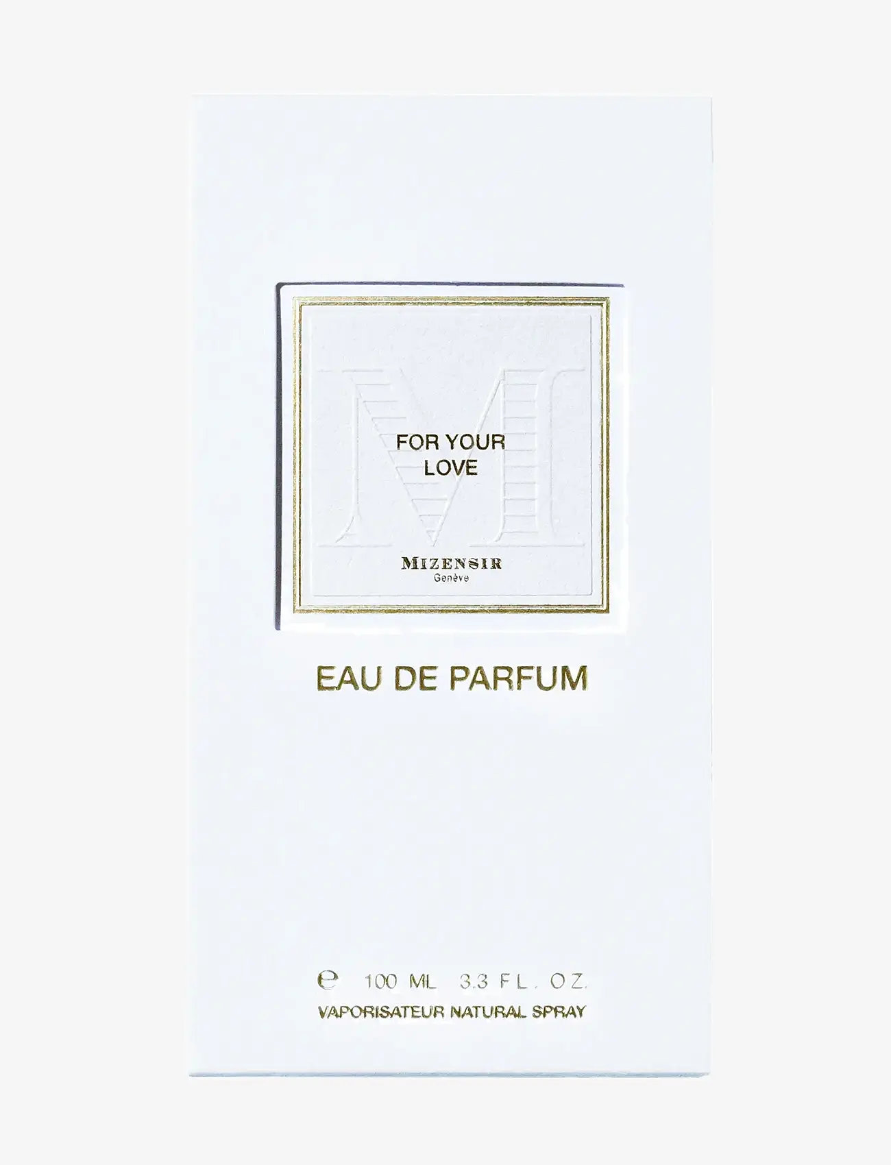 Mizensir - FOR YOUR LOVE 100ML EDP SPRAY - till honom  - clear - 1