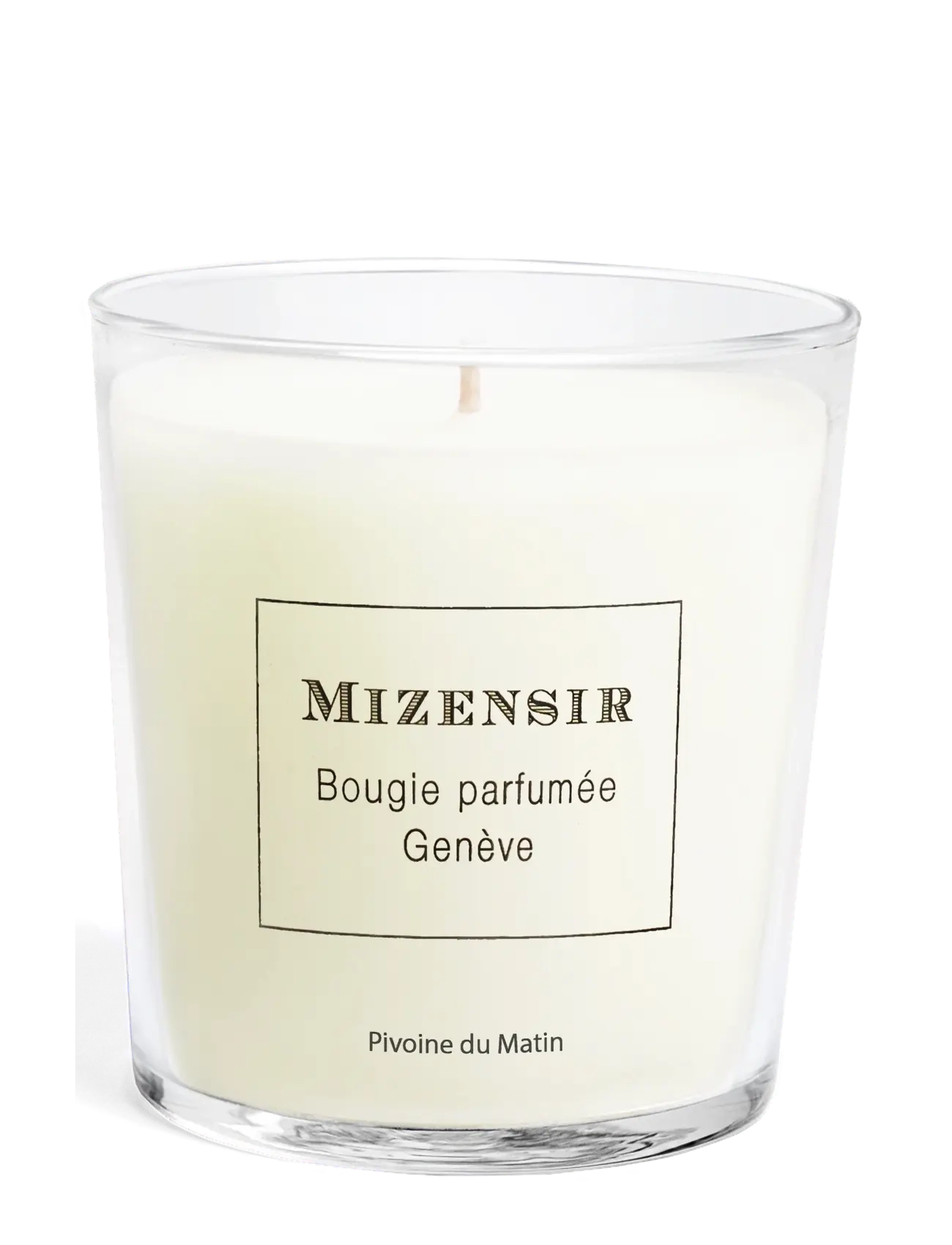 Mizensir Pivoine Du Matin Scented Candle, Scented Candles, Nude, Str: 230 GR